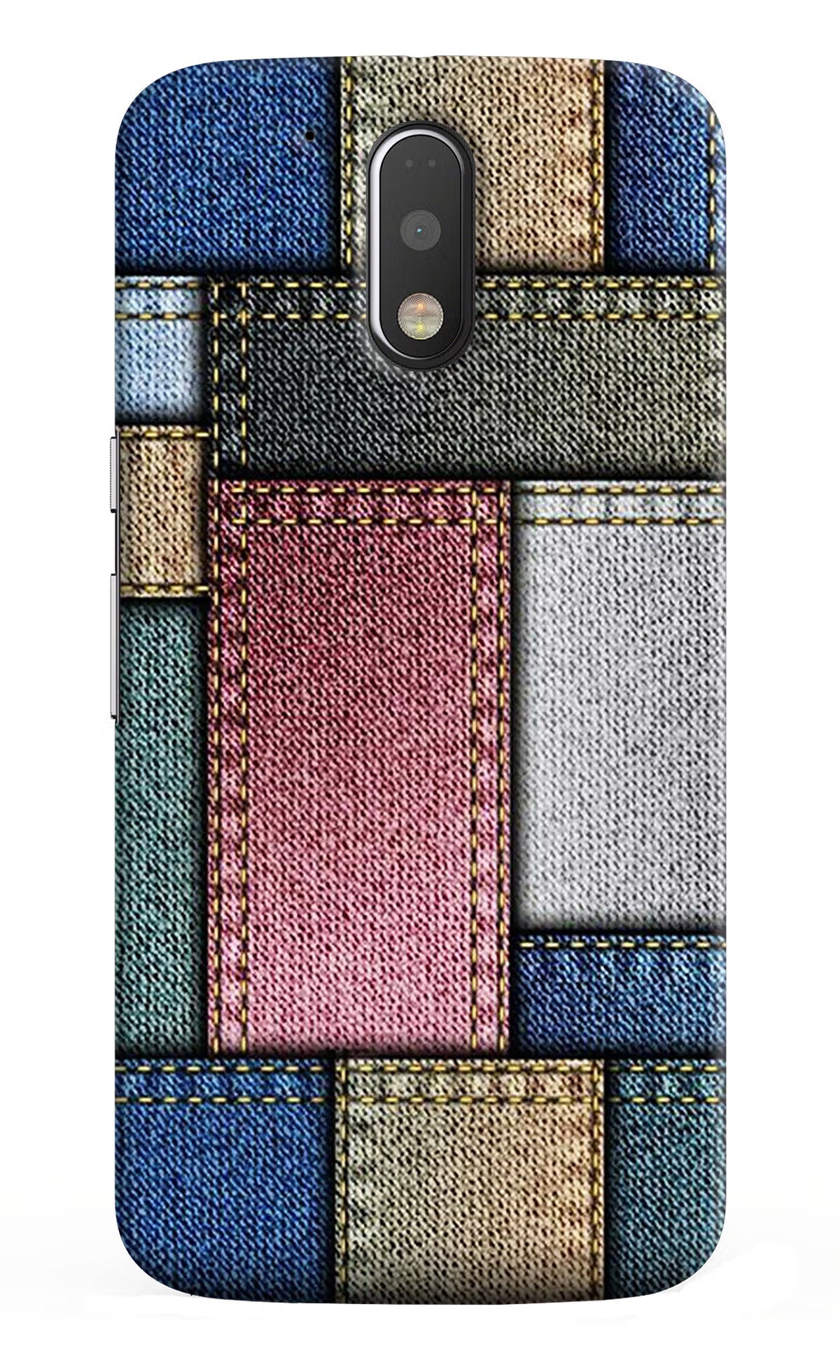 Multicolor Jeans Moto G4/G4 plus Hard Case Back Cover by Casekaro