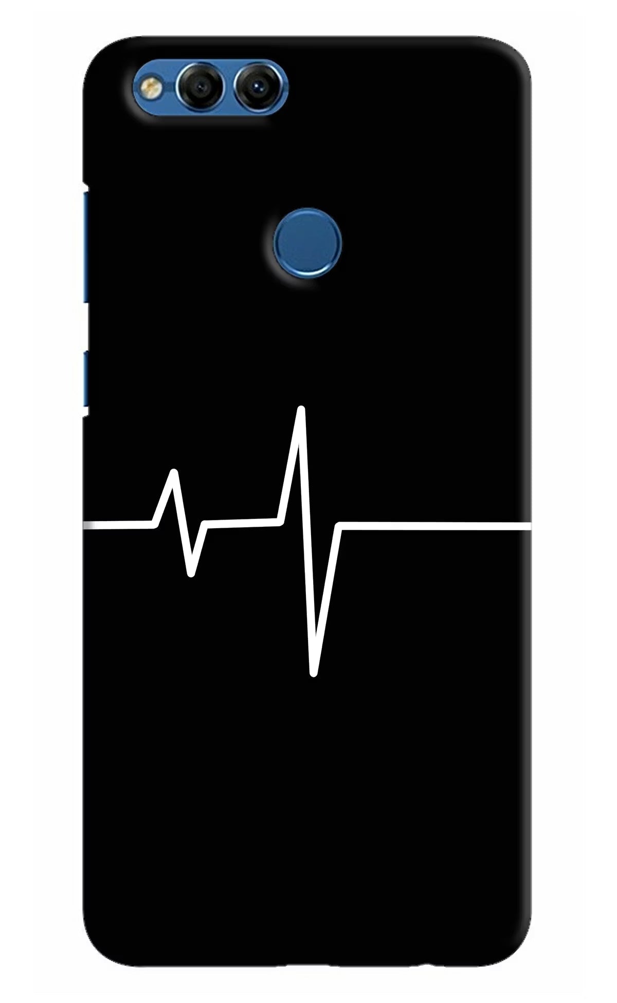 Heart Beats Honor 7X Hard Case Back Cover by Casekaro