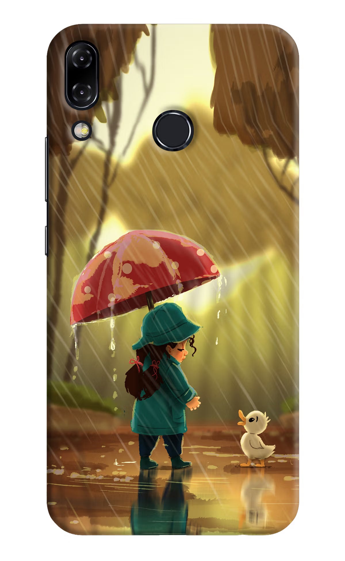 Rainy Day Asus Zenfone 5Z Hard Case Back Cover by Casekaro