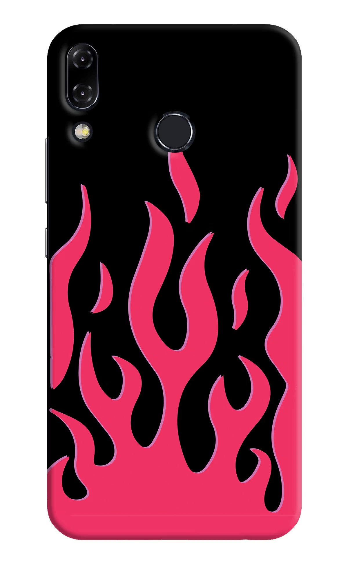 Fire Flames Asus Zenfone 5Z Hard Case Back Cover by Casekaro