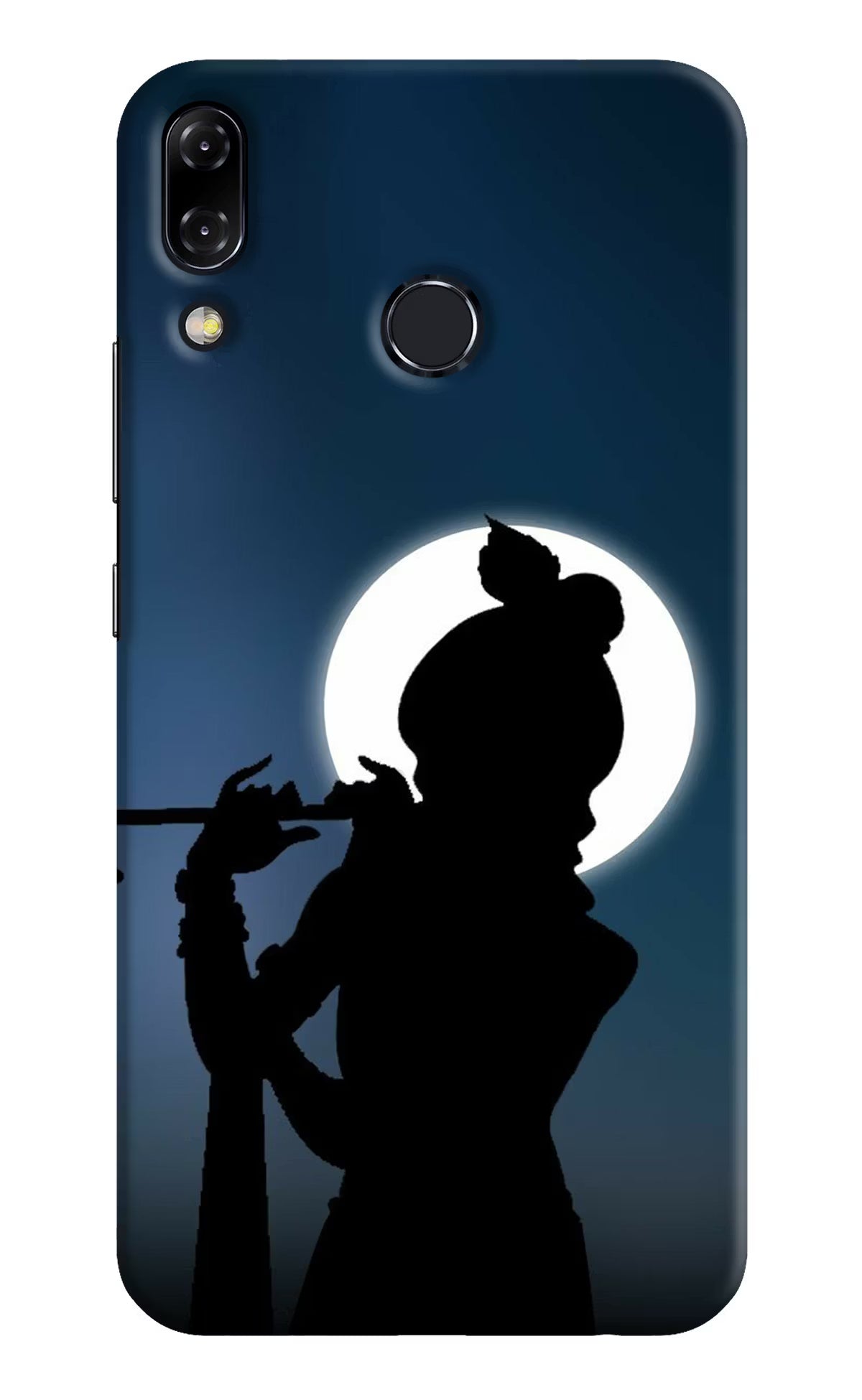 Shri Krishna Silhouette Asus Zenfone 5Z Hard Case Back Cover by Casekaro
