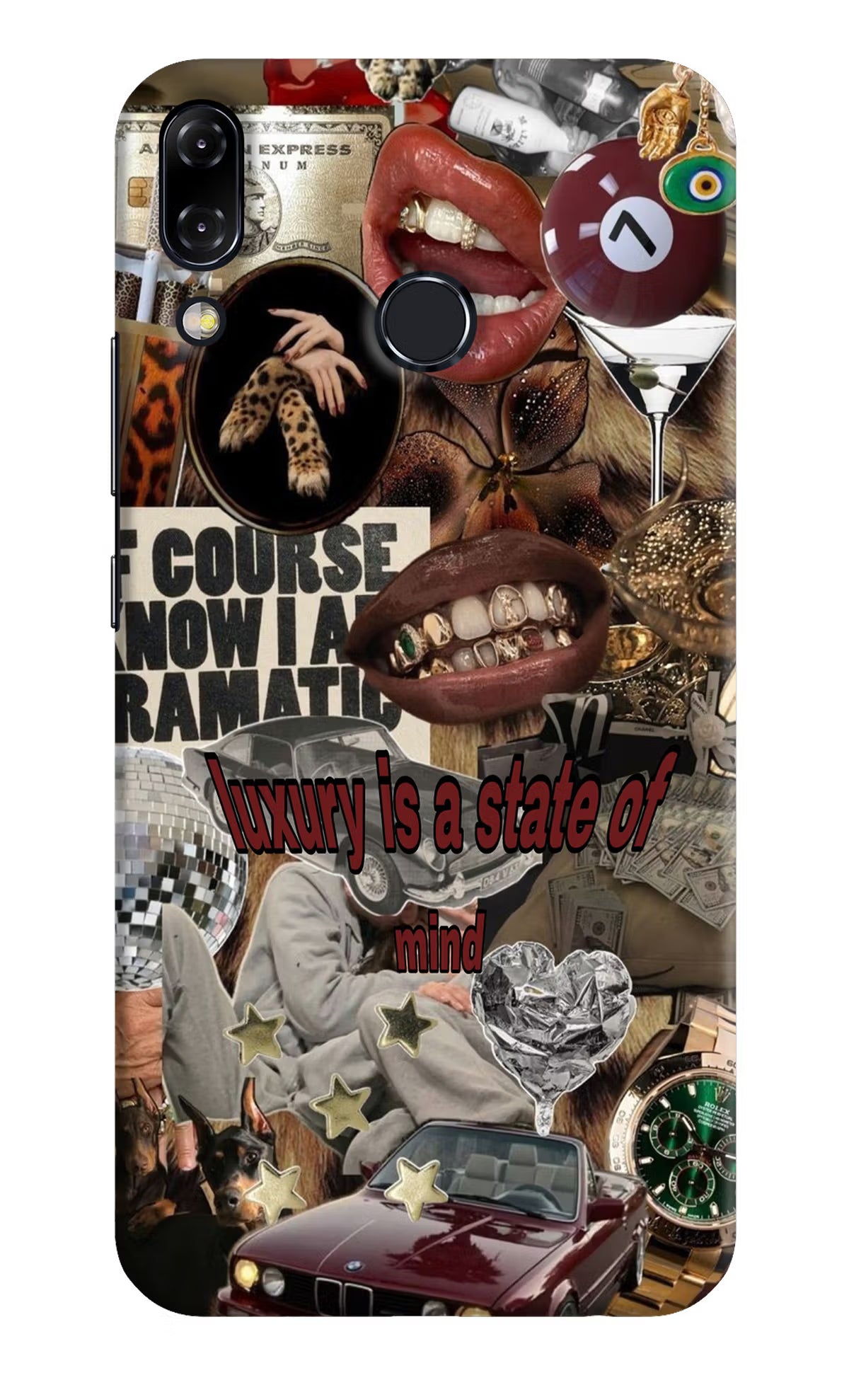 Luxury Asus Zenfone 5Z Hard Case Back Cover by Casekaro