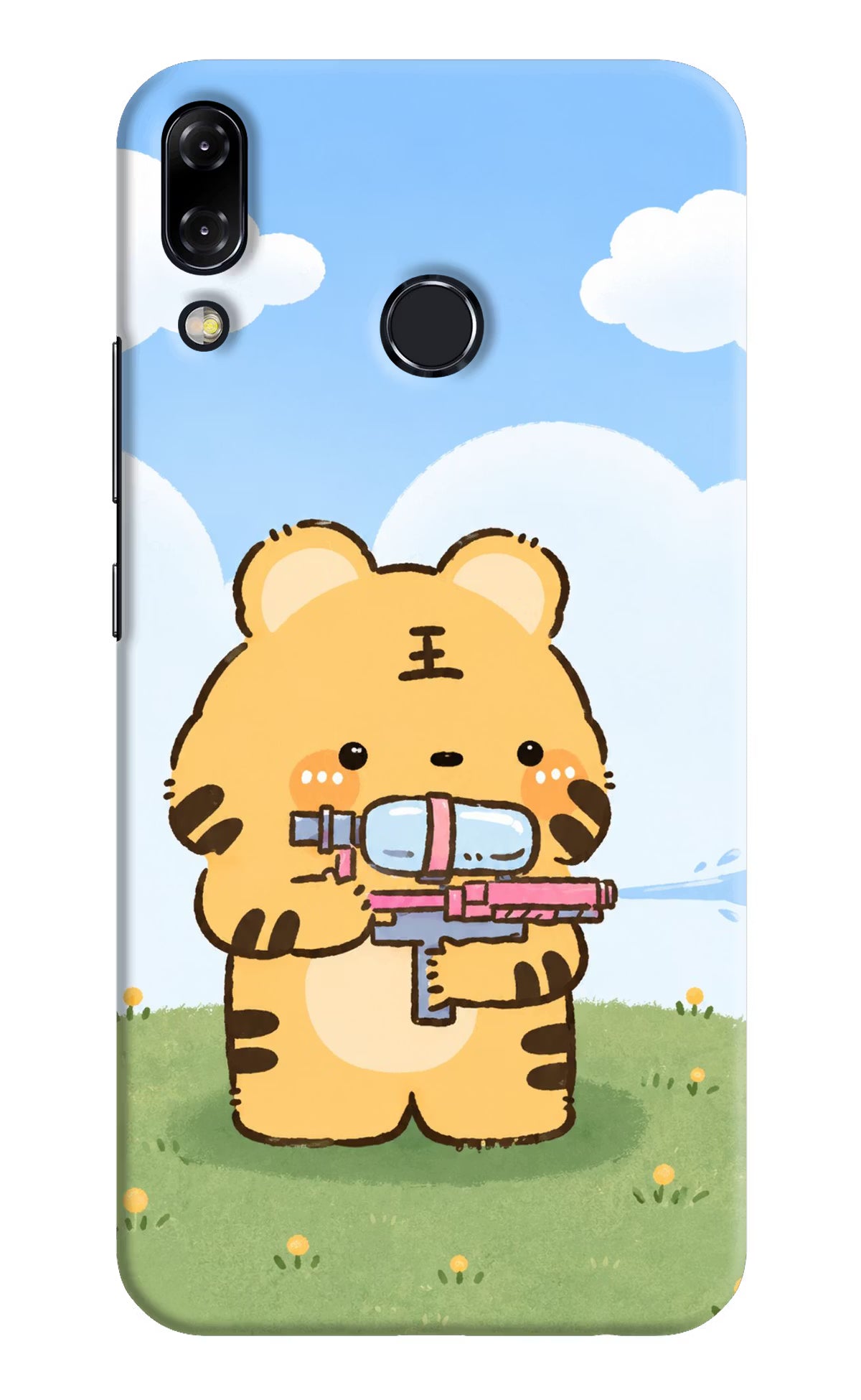 Tiger Treat Asus Zenfone 5Z Hard Case Back Cover by Casekaro