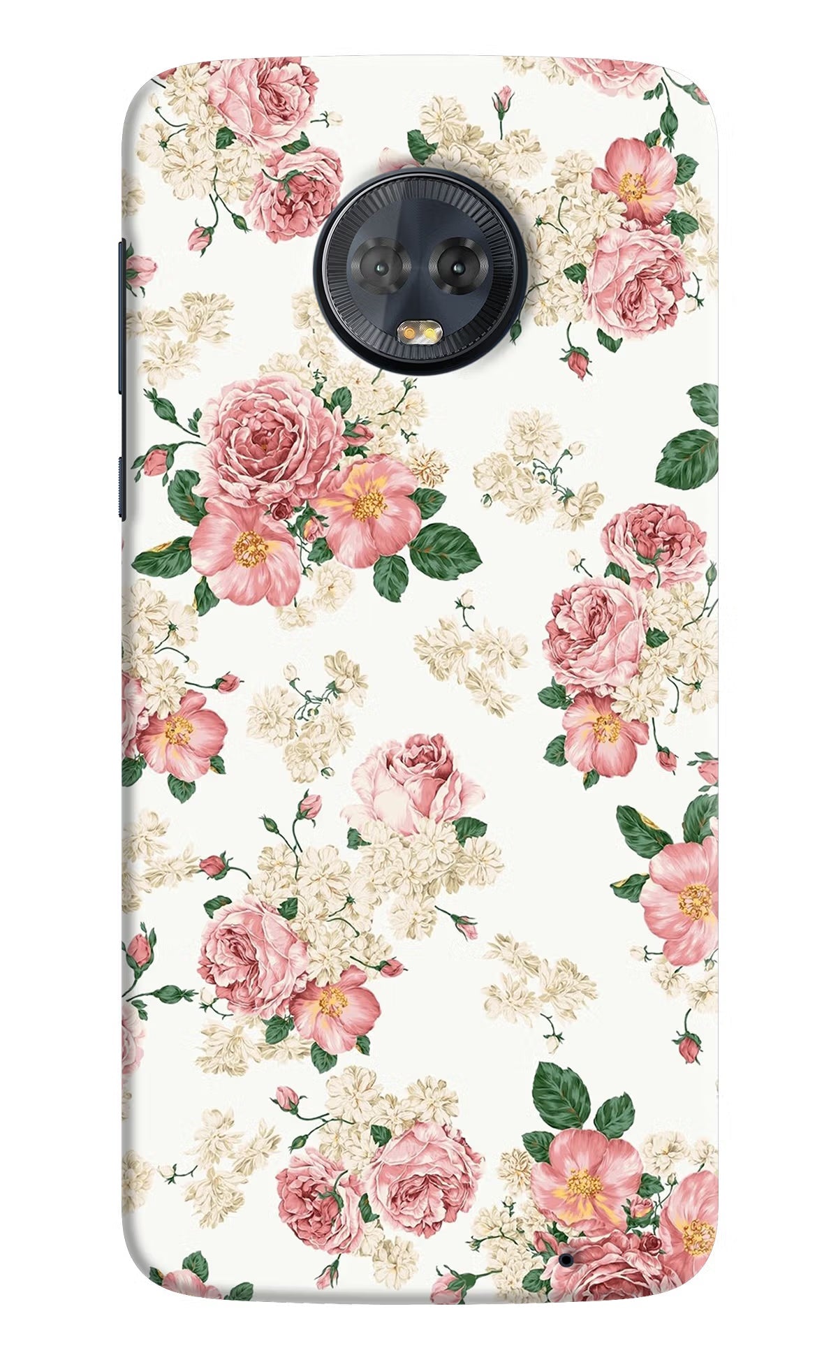 Flowers Moto G6 Hard Case Back Cover by Casekaro