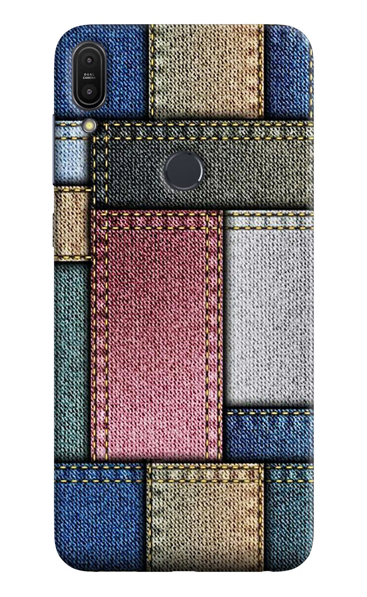 Multicolor Jeans Asus Zenfone Max Pro M1 Hard Case Back Cover by Casekaro