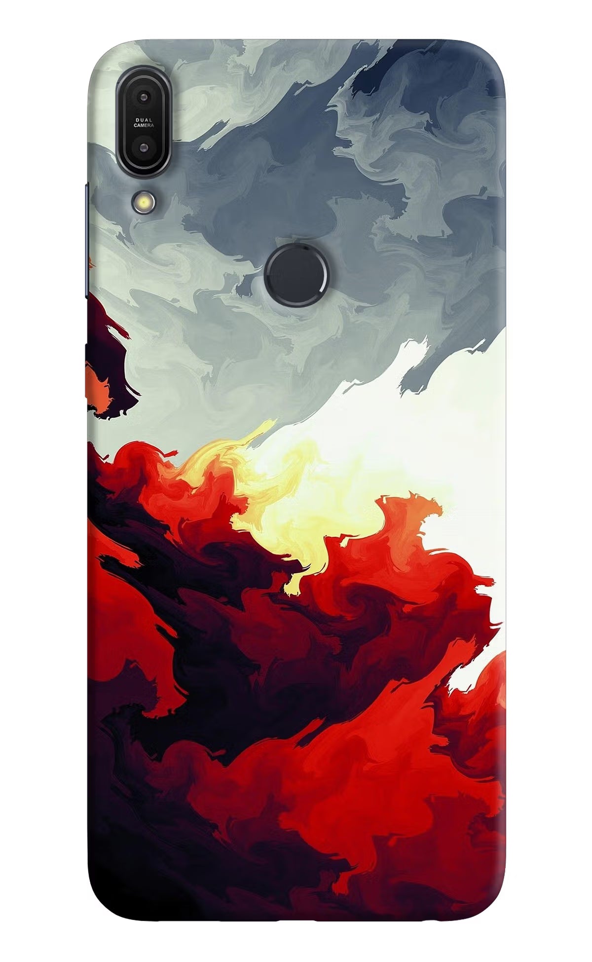 Fire Cloud Asus Zenfone Max Pro M1 Hard Case Back Cover by Casekaro