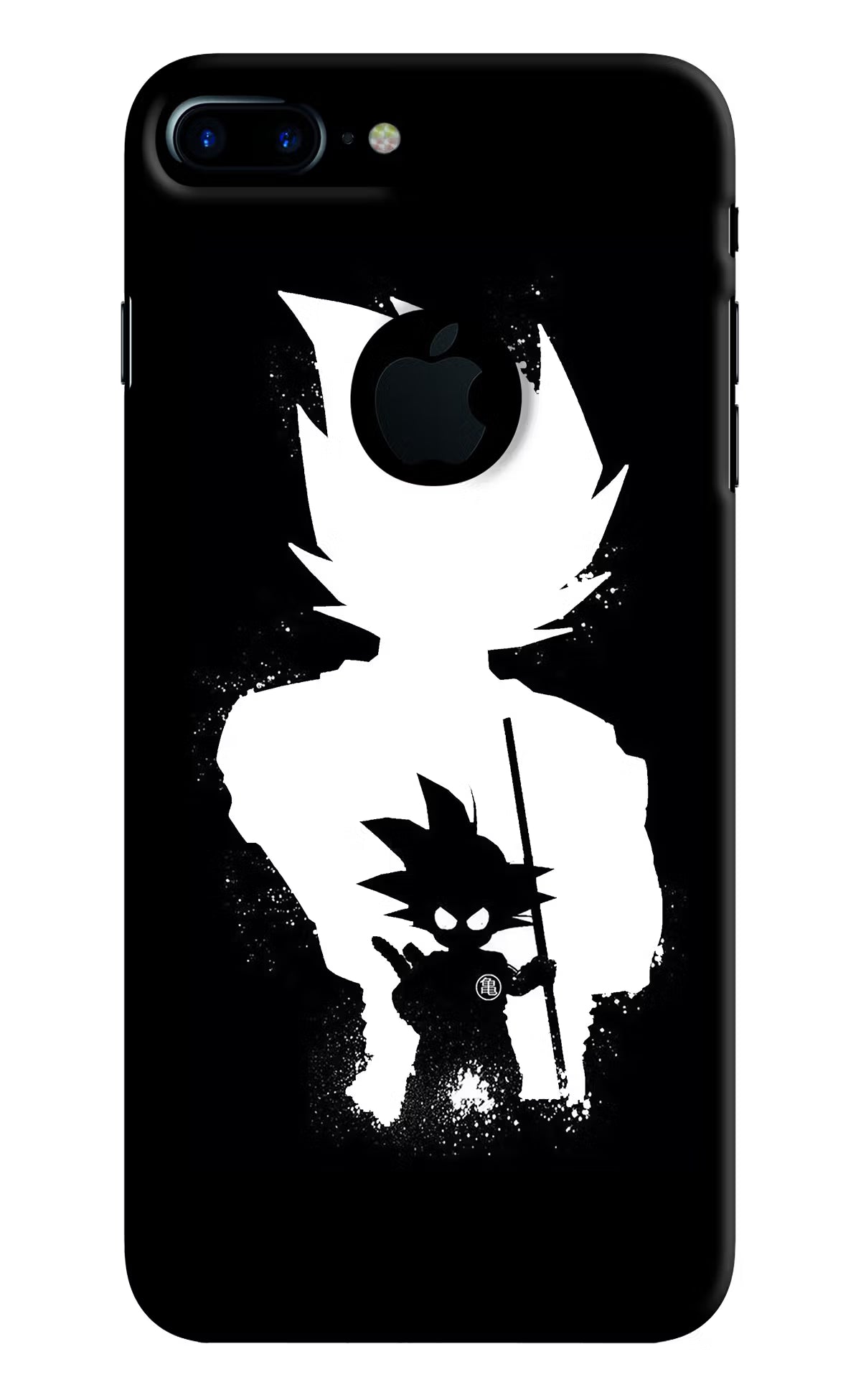 Goku Shadow iPhone 7 Plus Logocut Hard Case Back Cover by Casekaro