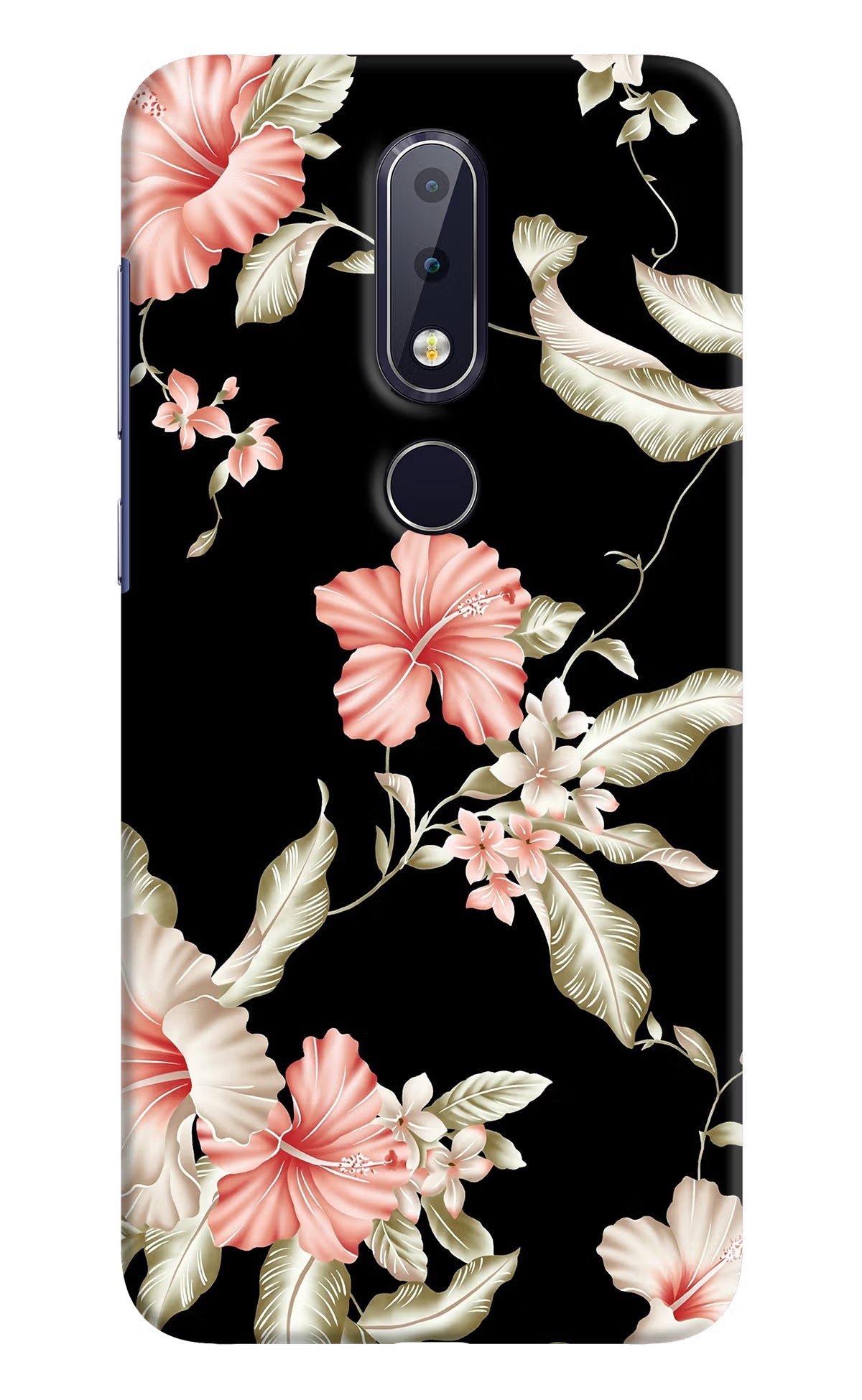 Flowers Nokia 6.1 plus Hard Case Back Cover by Casekaro