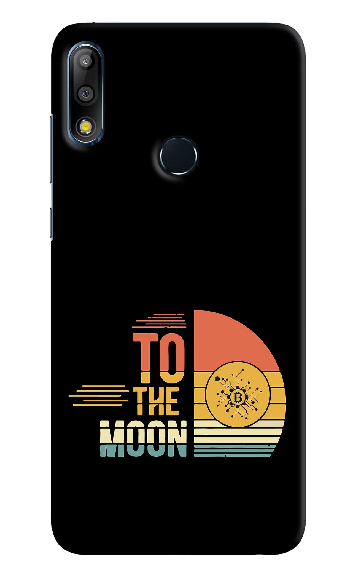 To the Moon Asus Zenfone Max Pro M2 Hard Case Back Cover by Casekaro