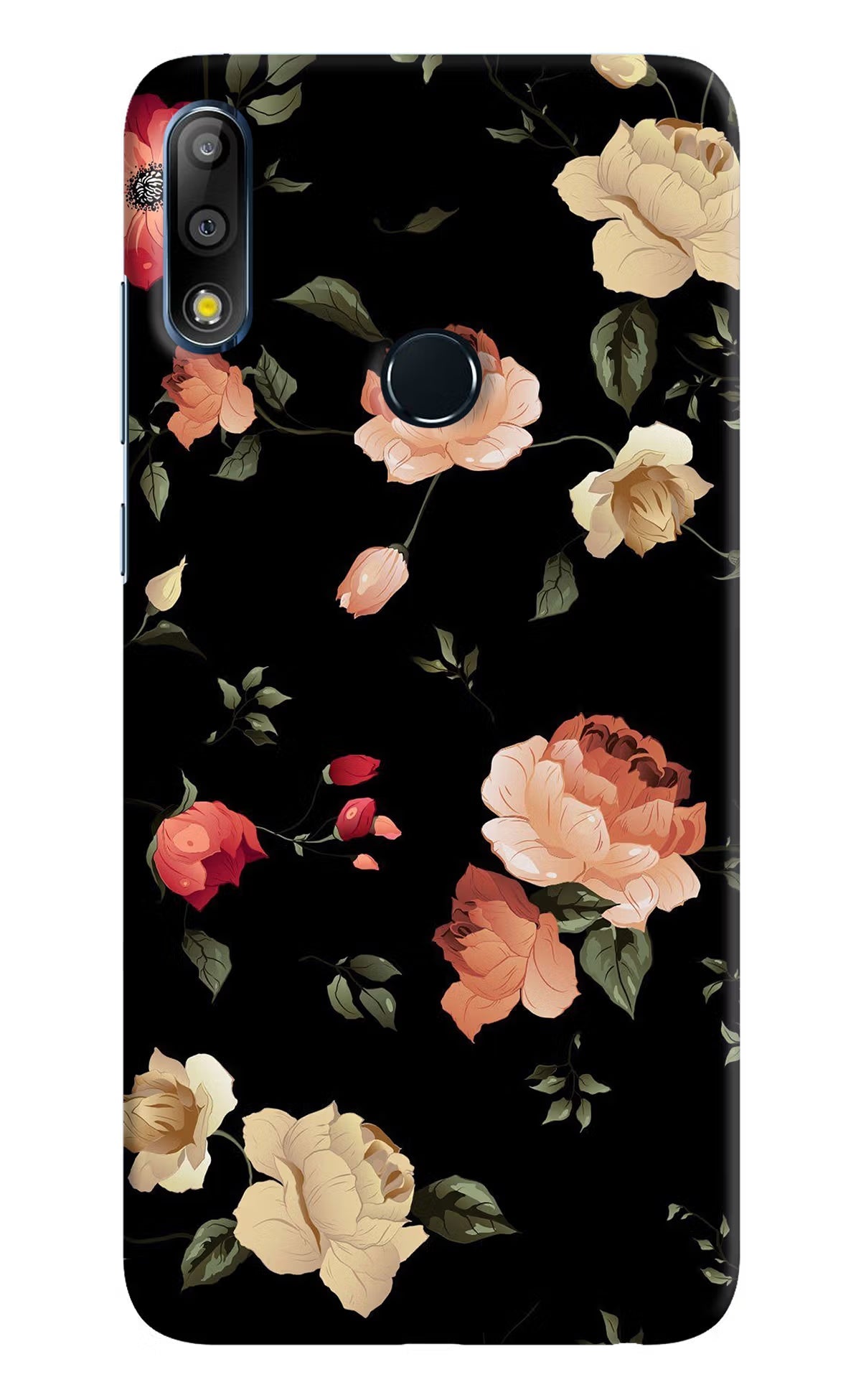 Flowers Asus Zenfone Max Pro M2 Hard Case Back Cover by Casekaro