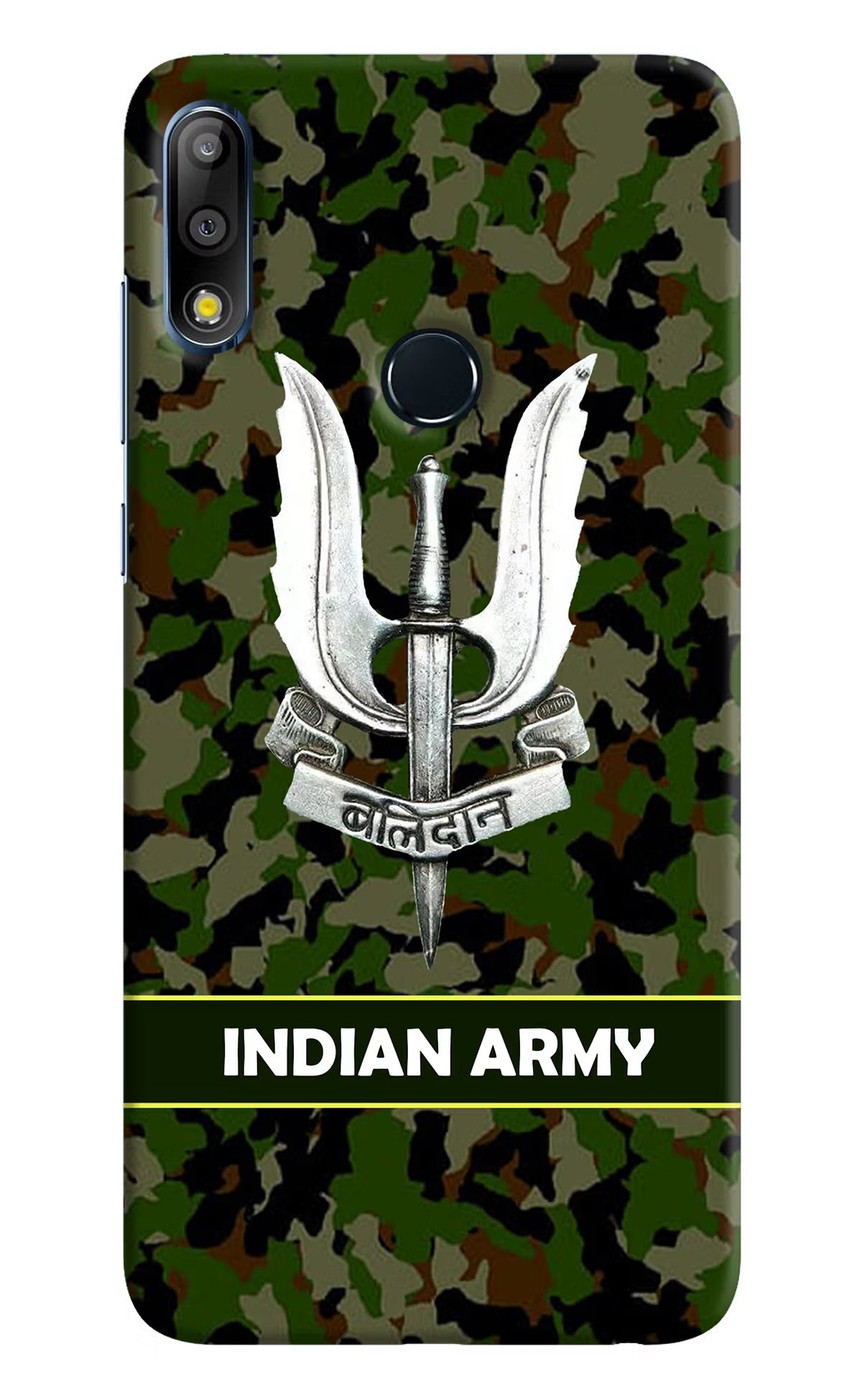 Balidan Indian Logo Asus Zenfone Max Pro M2 Hard Case Back Cover by Casekaro