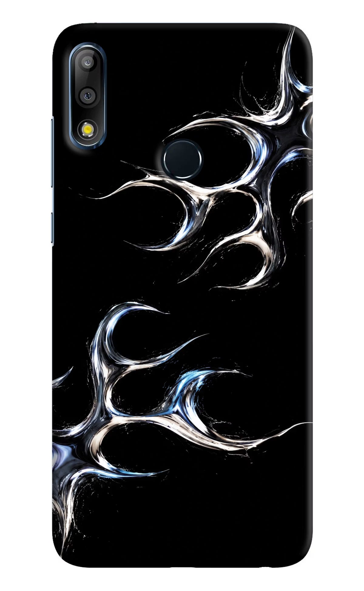 Chrome Tribal Asus Zenfone Max Pro M2 Hard Case Back Cover by Casekaro