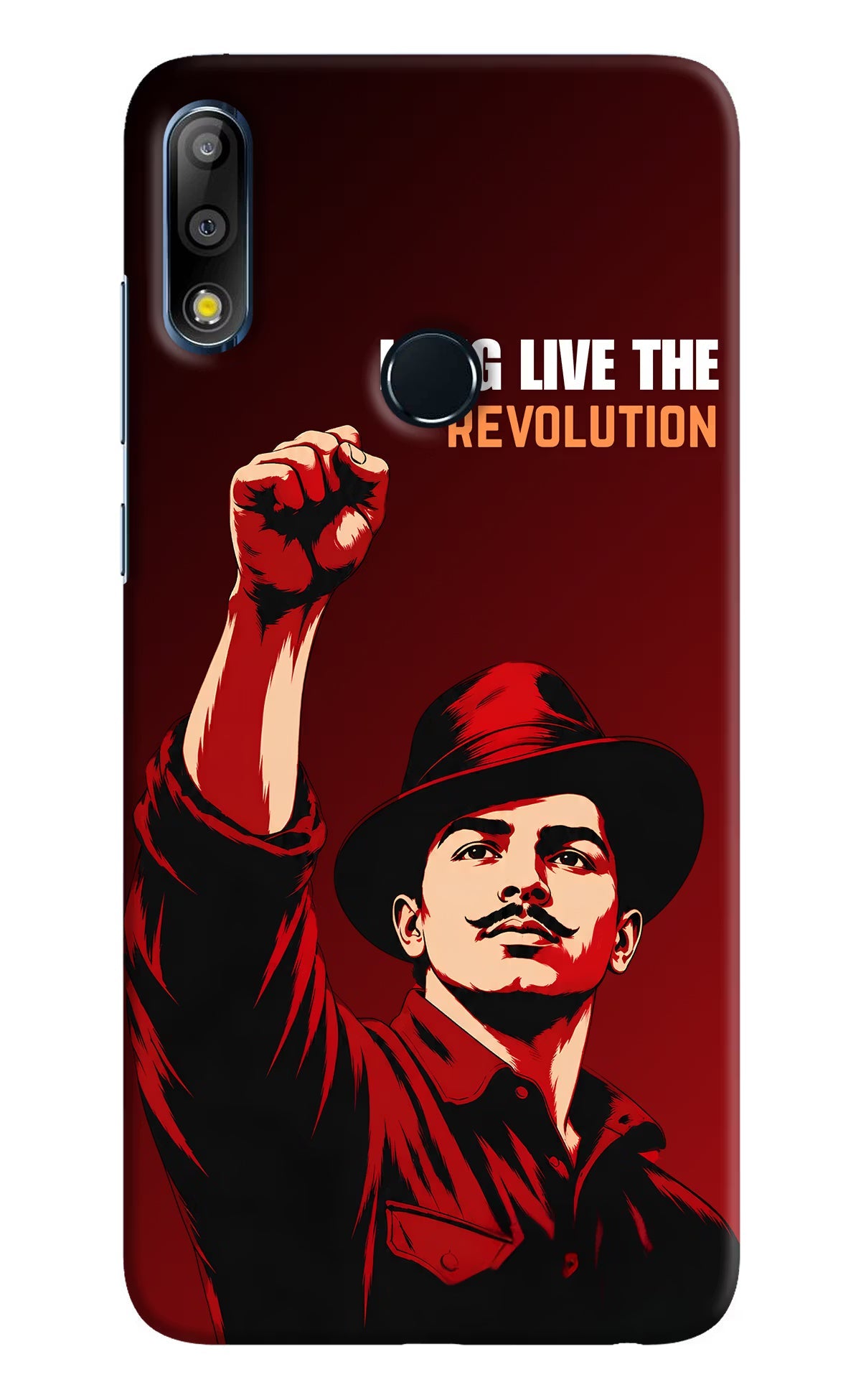 Bhagat Singh Revolution Asus Zenfone Max Pro M2 Hard Case Back Cover by Casekaro