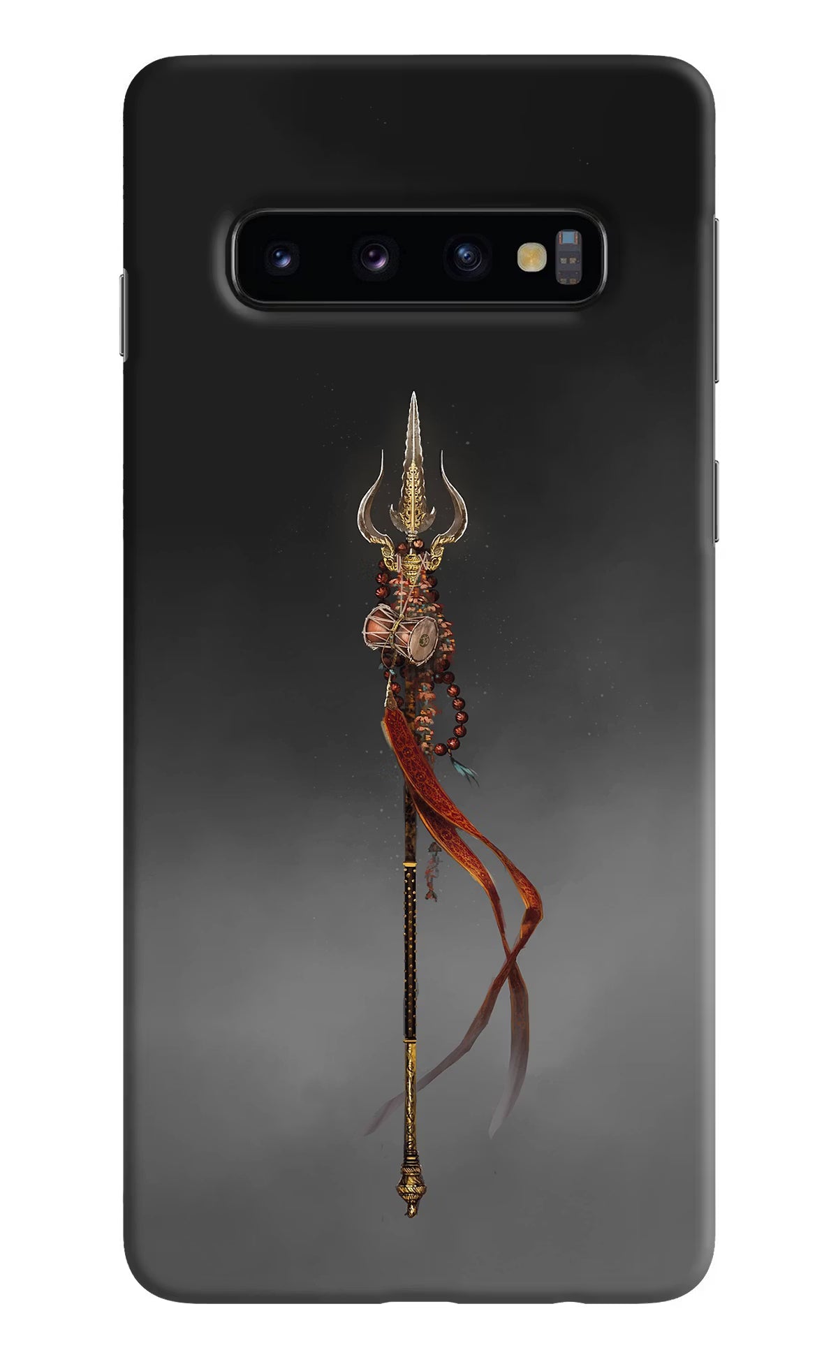 Shiv Trishul Samsung S10 Hard Case Back Cover by Casekaro