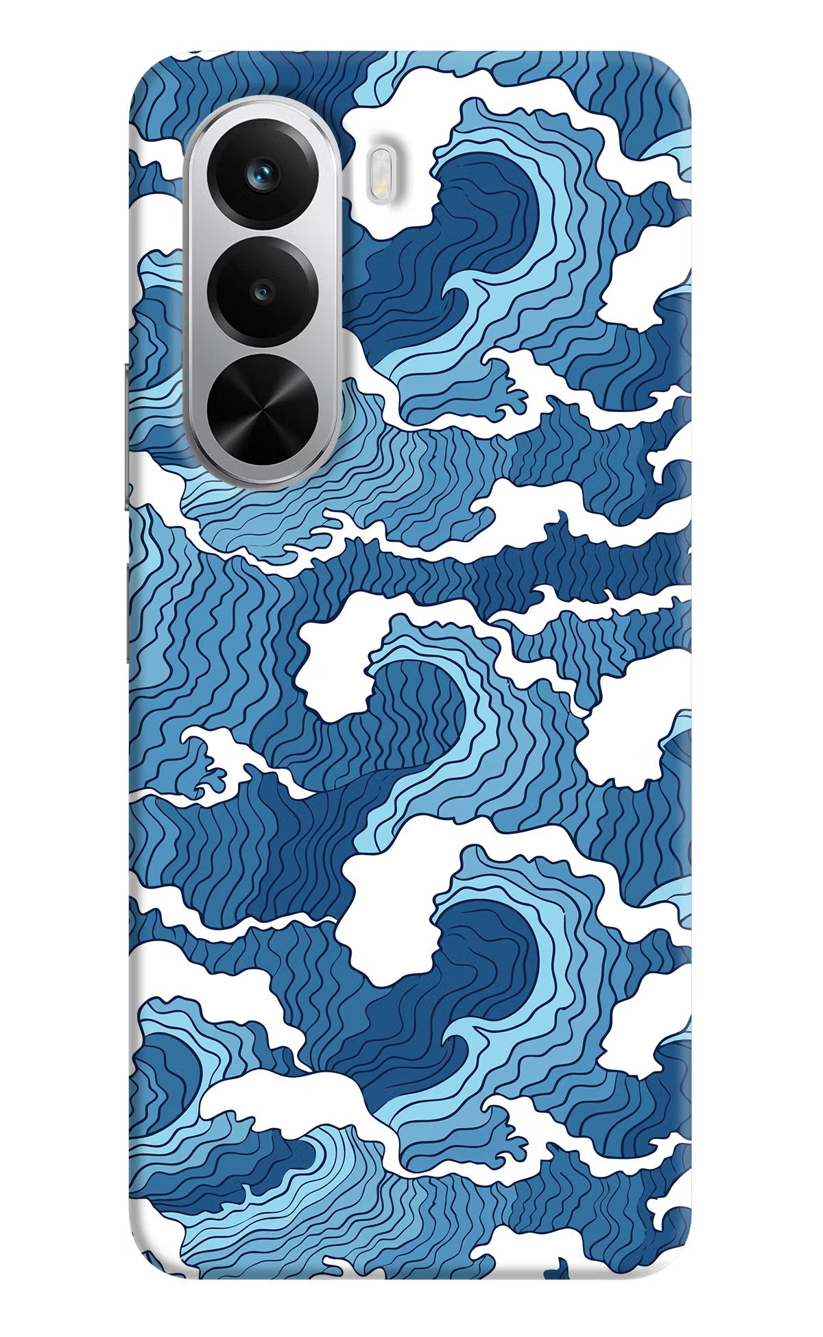 Blue Waves Realme P4x 5G Back Cover