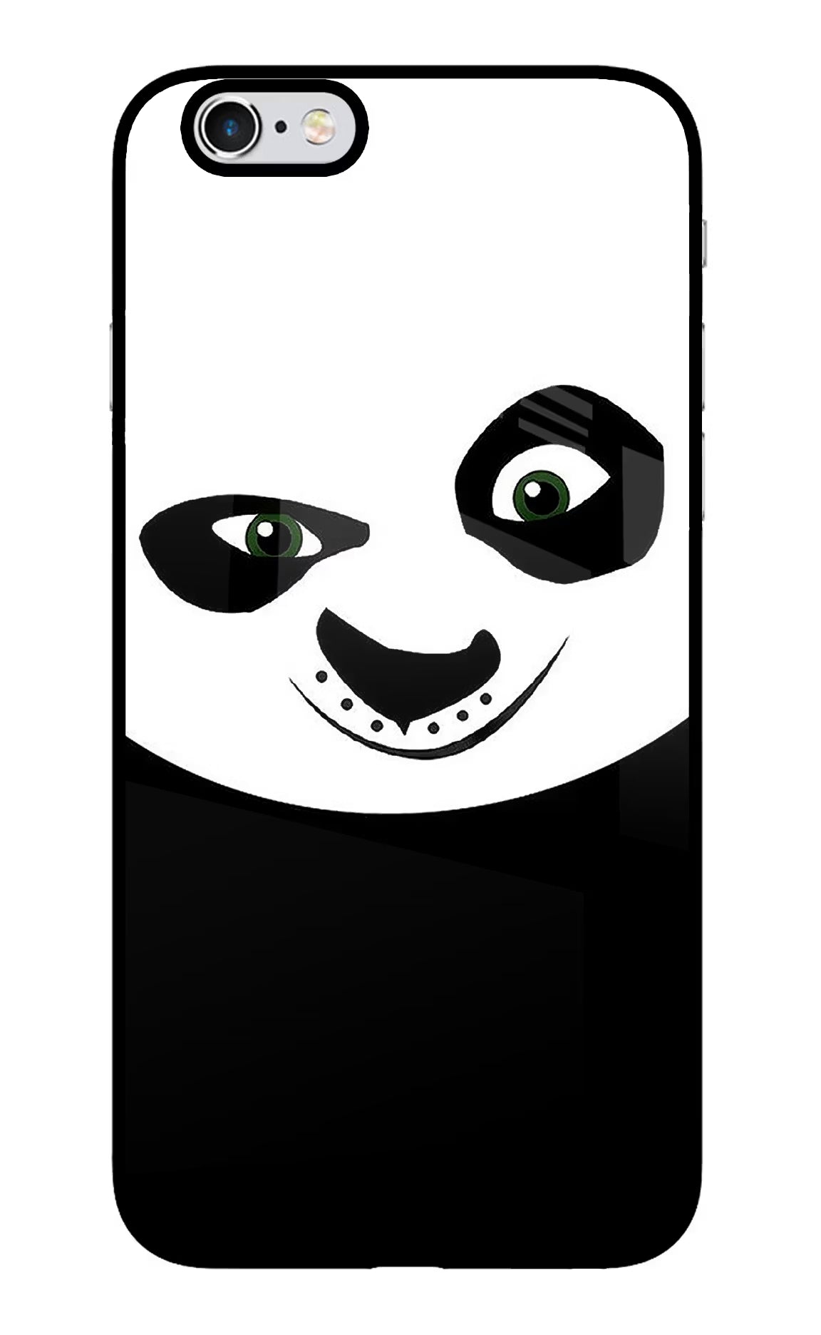 Panda iPhone 6 Plus/6s Plus Glass Case Back Cover by Casekaro