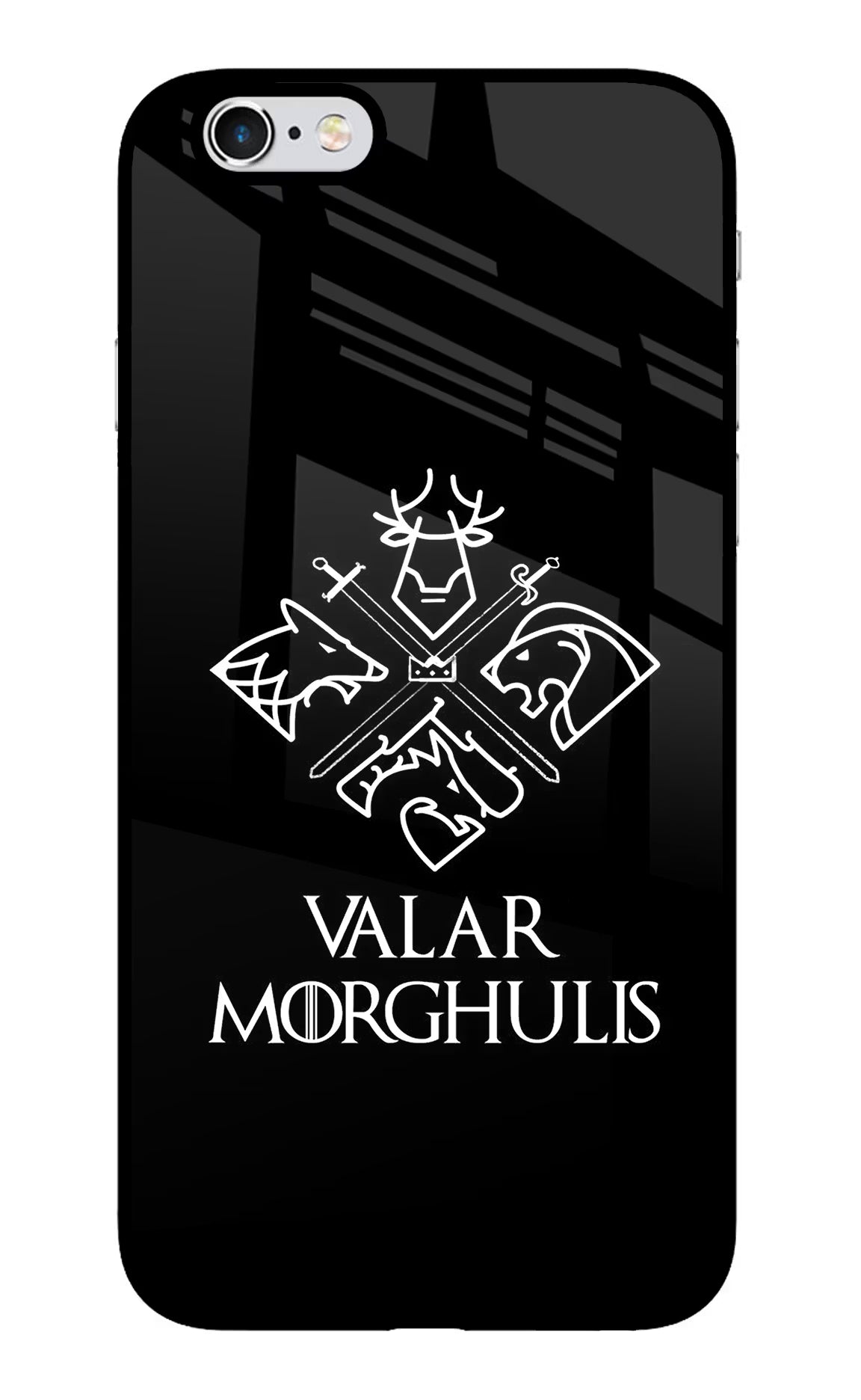 Valar Morghulis | Game Of Thrones iPhone 6 Plus/6s Plus Glass Case Back Cover by Casekaro