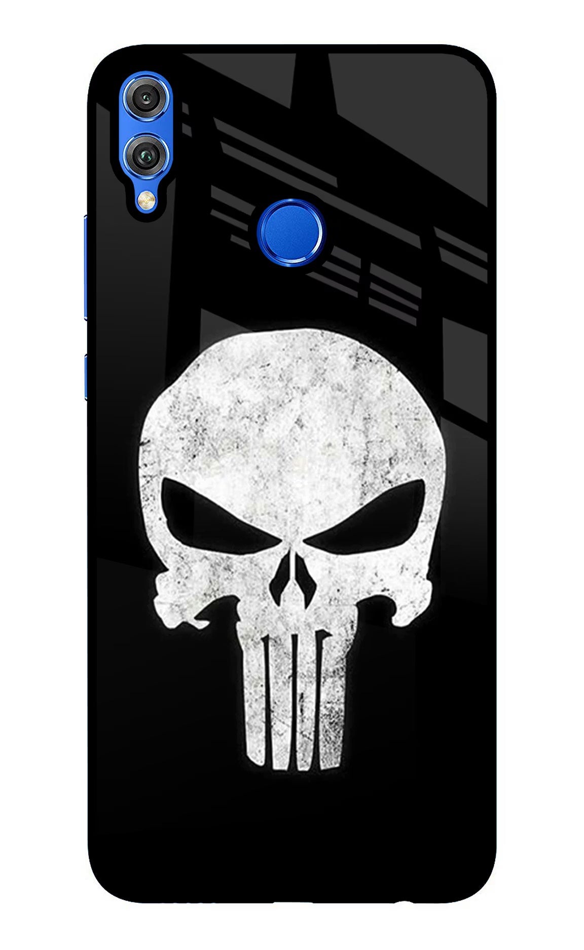 Punisher Skull Honor 8X Glass Case Back Cover by Casekaro