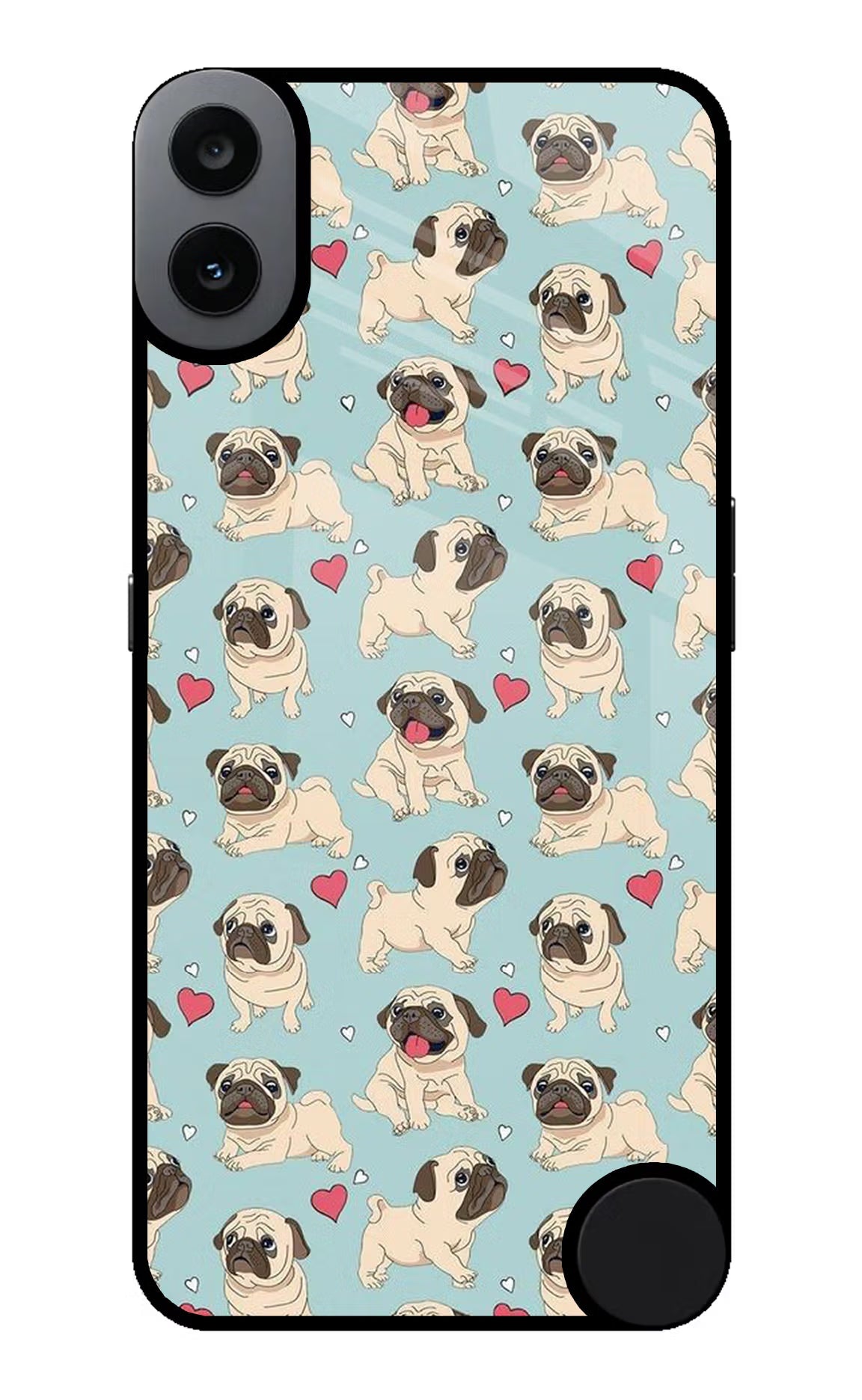 Pug Dog CMF by Nothing Phone 1 Glass Case