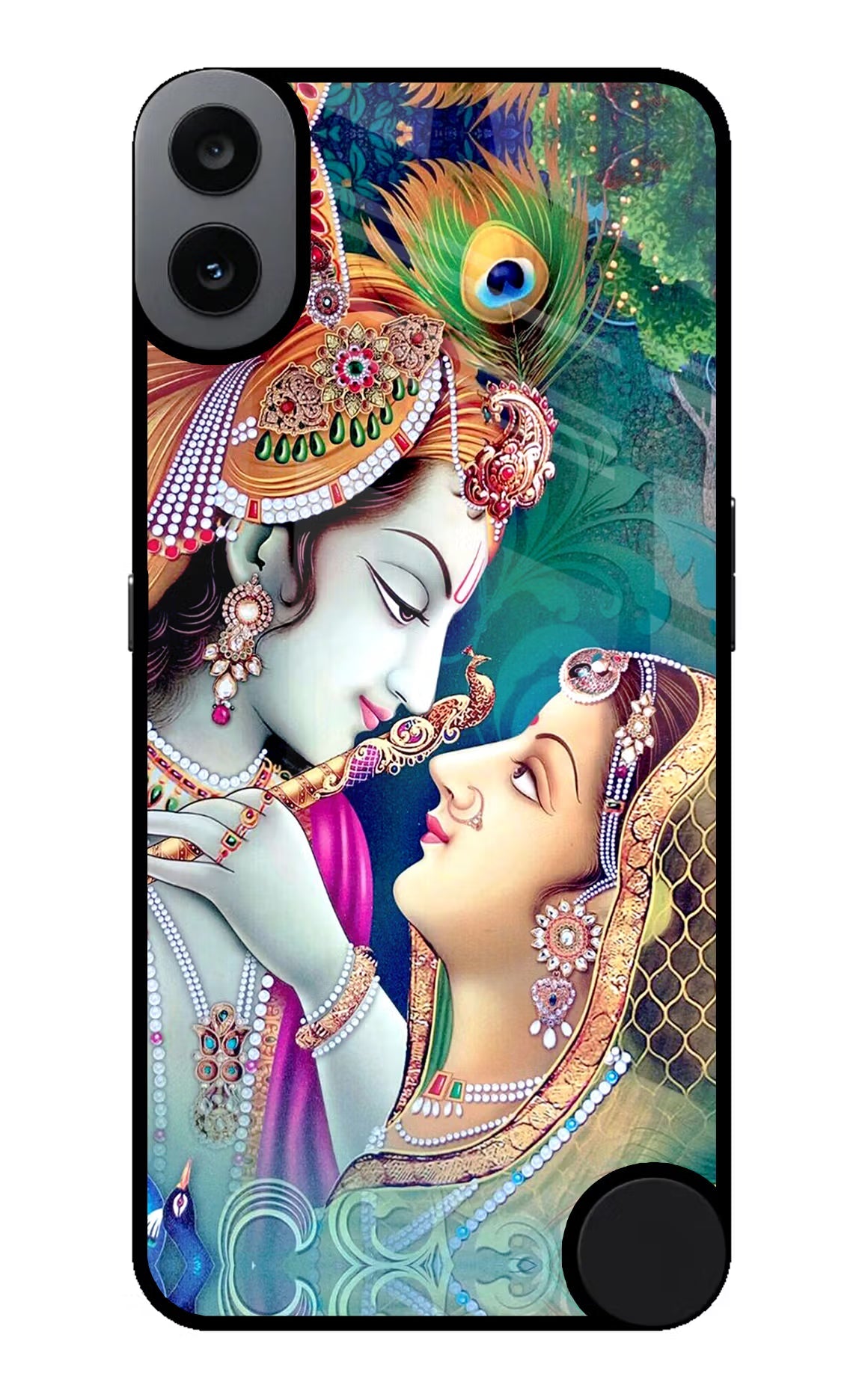 Lord Radha Krishna CMF by Nothing Phone 1 Glass Case