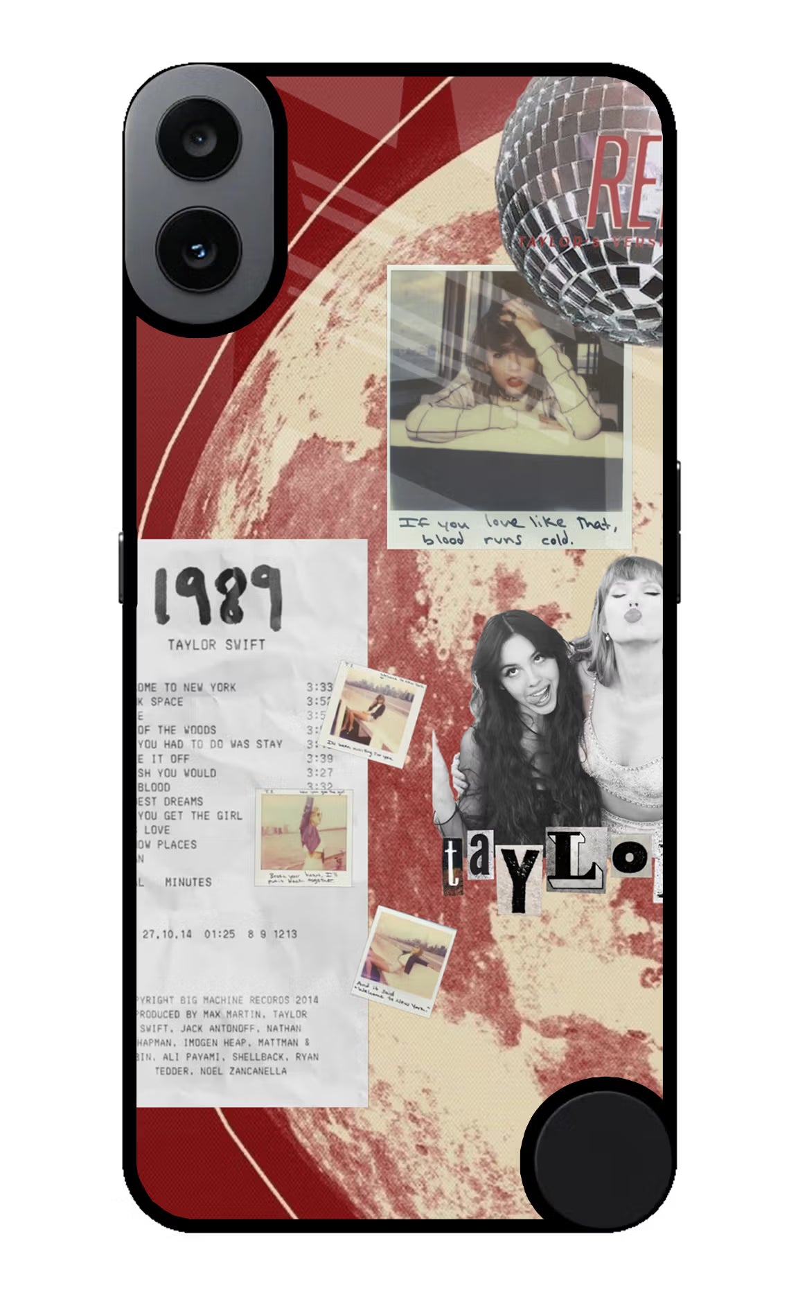Taylor Swift CMF by Nothing Phone 1 Glass Case