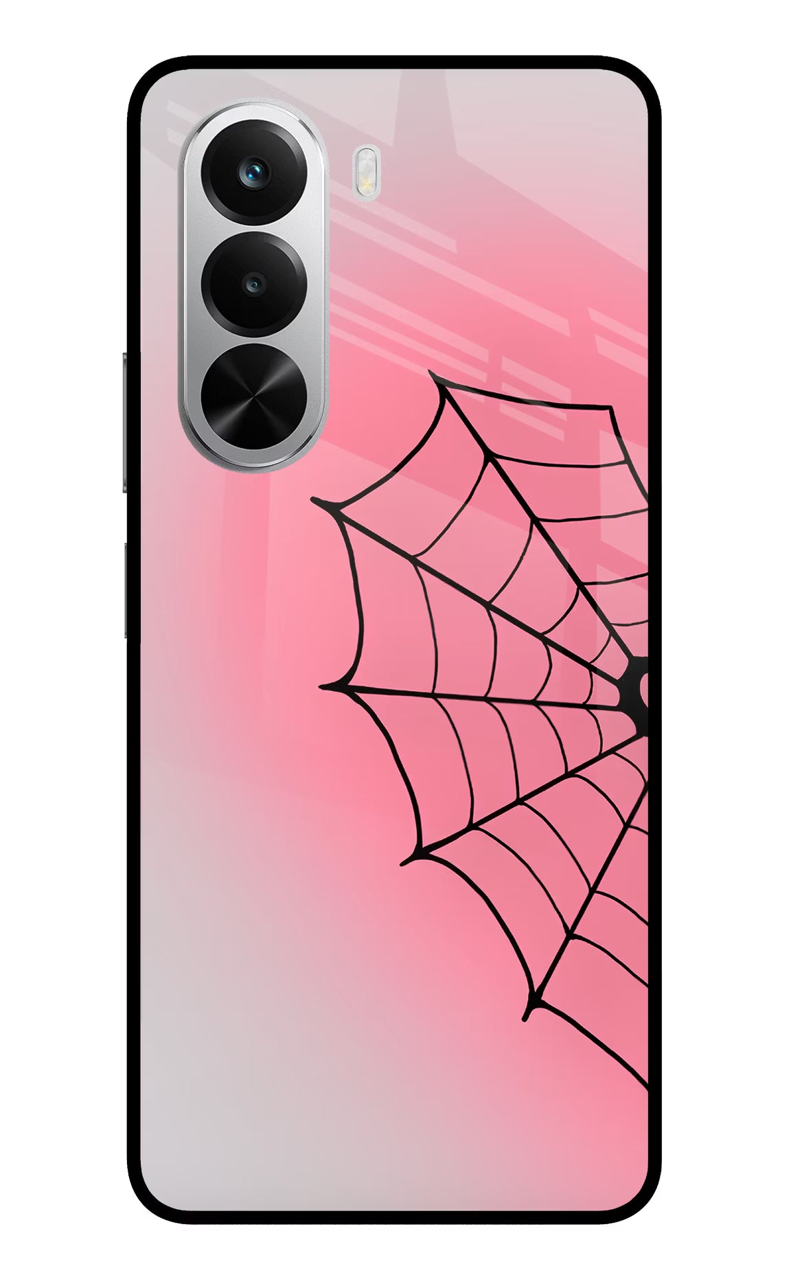 Pink Web Realme P4x 5G Back Cover