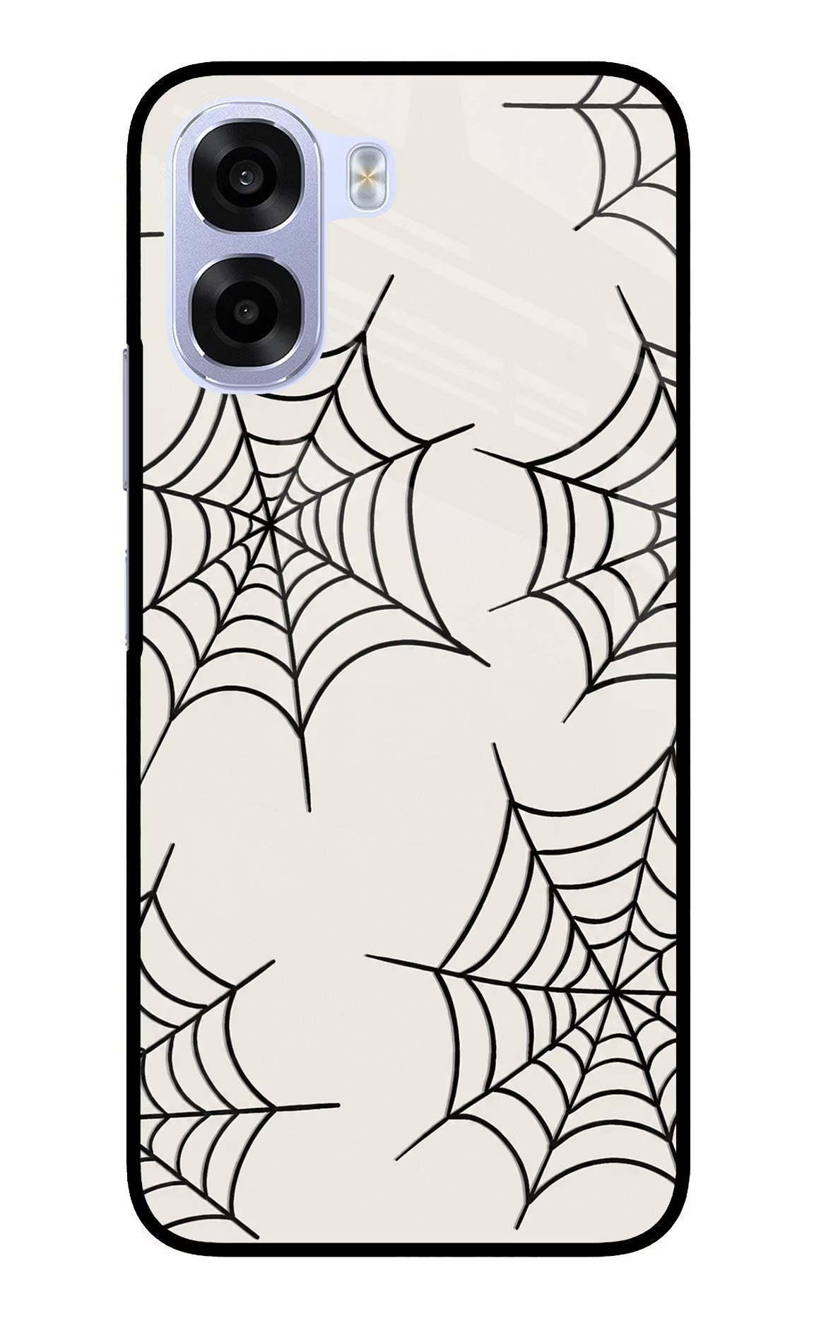 Spider Web OPPO K14x 5G Metal Case Back Cover by Casekaro