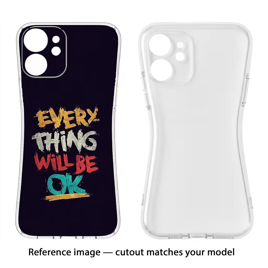 Everything Will Be Ok Oneplus 6T Soft Case Back Cover by Casekaro