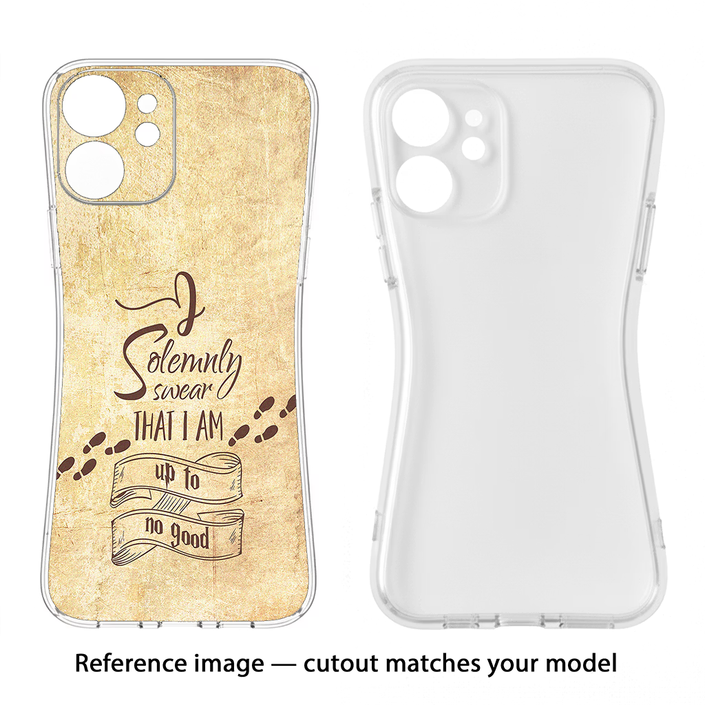 I Solemnly swear that i up to no good Samsung S24 FE 5G Soft Case Back Cover by Casekaro