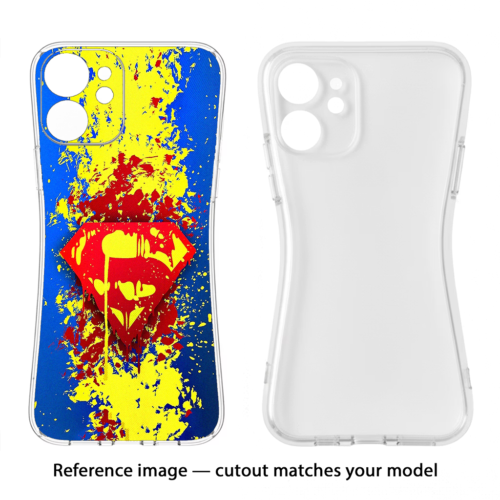 Superman logo CMF by Nothing Phone 1 Soft Case Back Cover by Casekaro