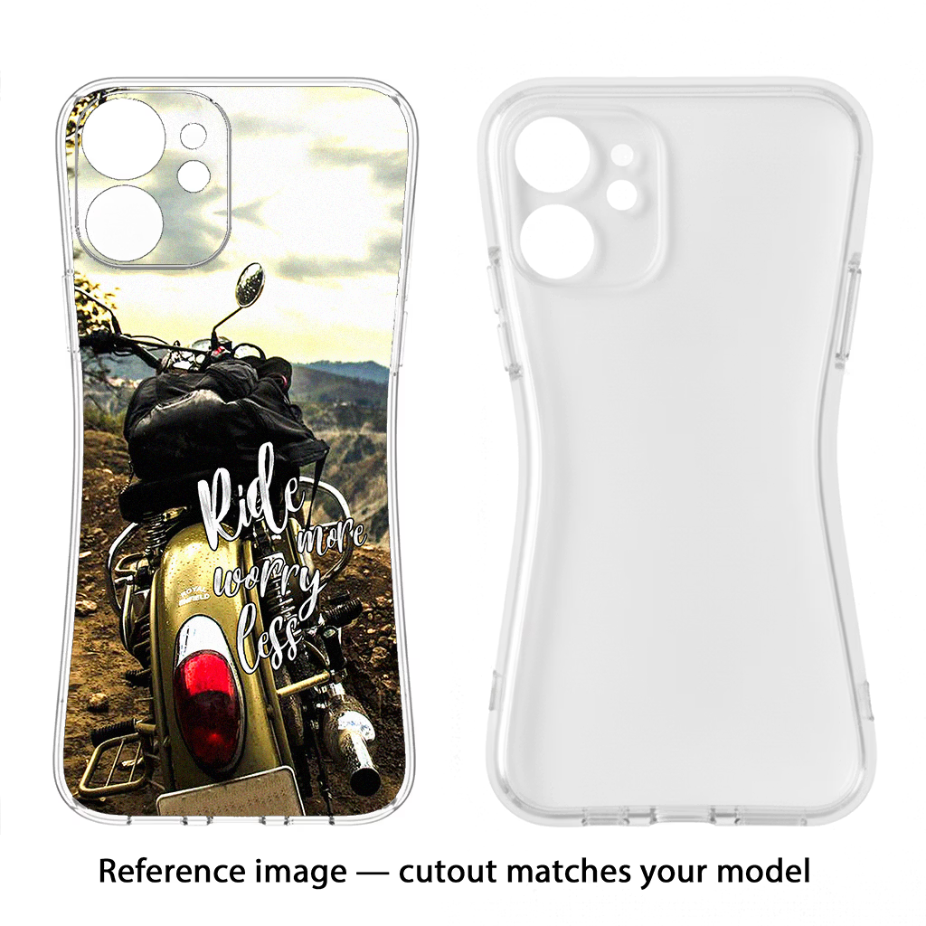 Ride More Worry Less Samsung S24 FE 5G Soft Case Back Cover by Casekaro