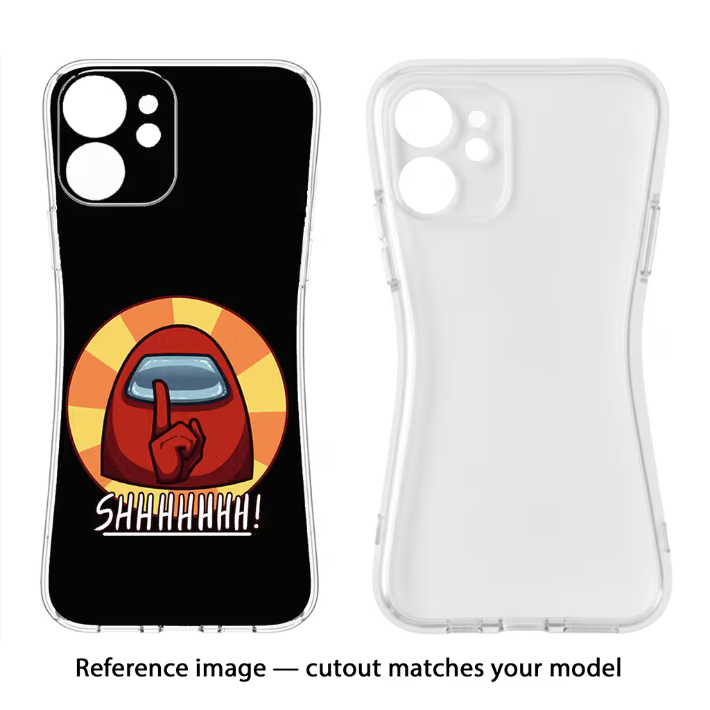 Among Us Shhh! Samsung A56 5G Soft Case Back Cover by Casekaro