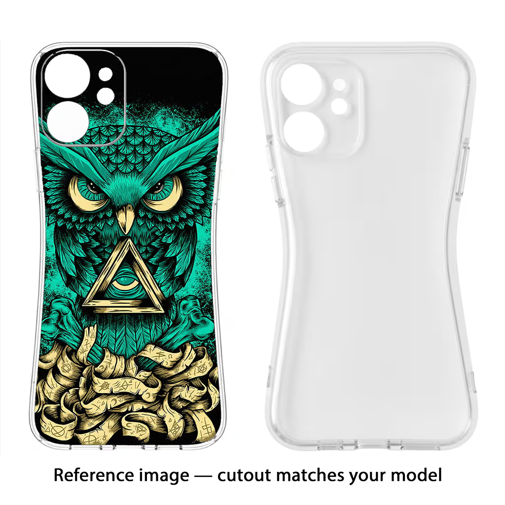 Green Owl Samsung A56 5G Soft Case Back Cover by Casekaro