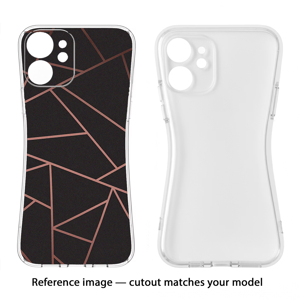 Geometric Pattern Redmi Note 14 5G Soft Case Back Cover by Casekaro