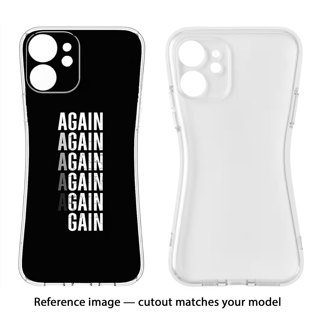 Again Again Gain Samsung A56 5G Soft Case Back Cover by Casekaro