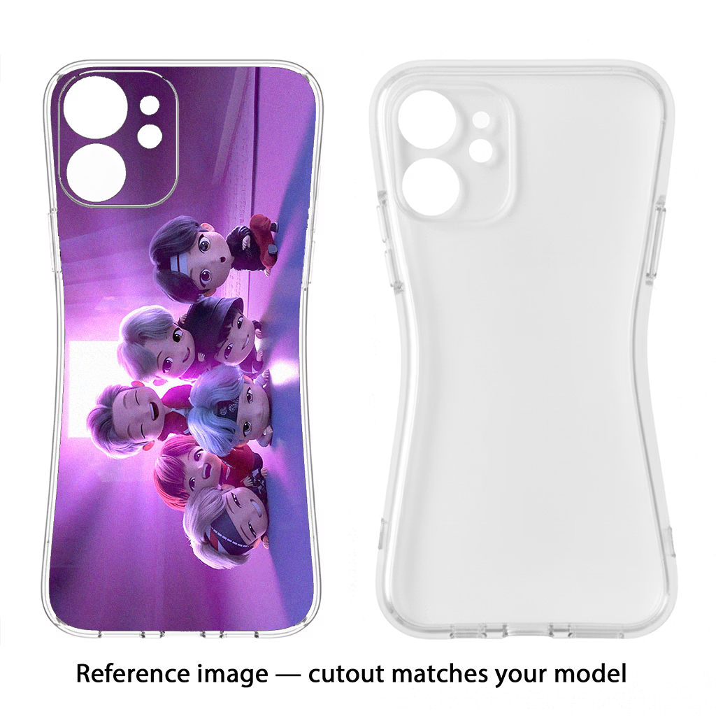 BTS Chibi CMF by Nothing Phone 1 Soft Case Back Cover by Casekaro