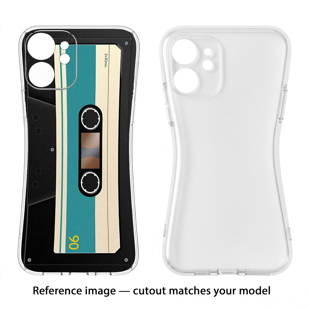 Cassette Nothing Phone 3A Soft Case Back Cover by Casekaro