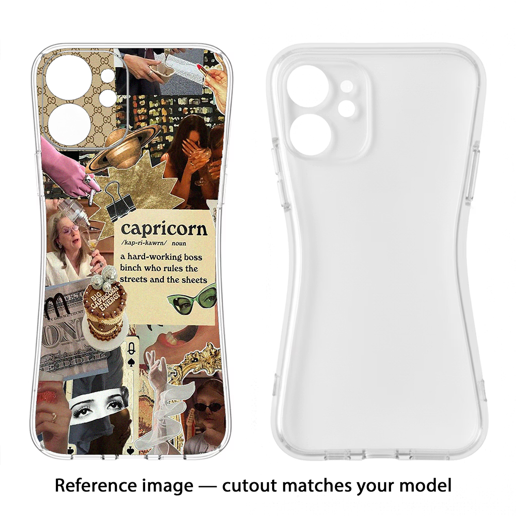 Capricorn Zodiac CMF by Nothing Phone 1 Soft Case Back Cover by Casekaro