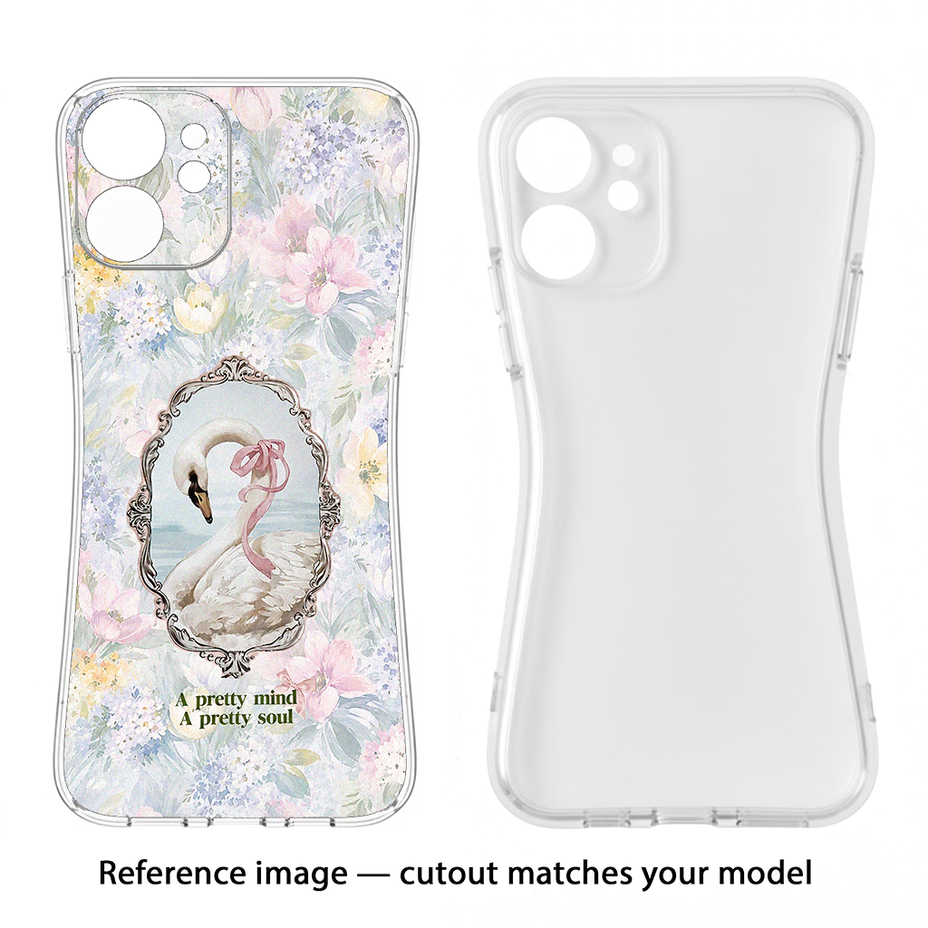 Pretty Mind Pretty Soul Samsung S24 FE 5G Soft Case Back Cover by Casekaro