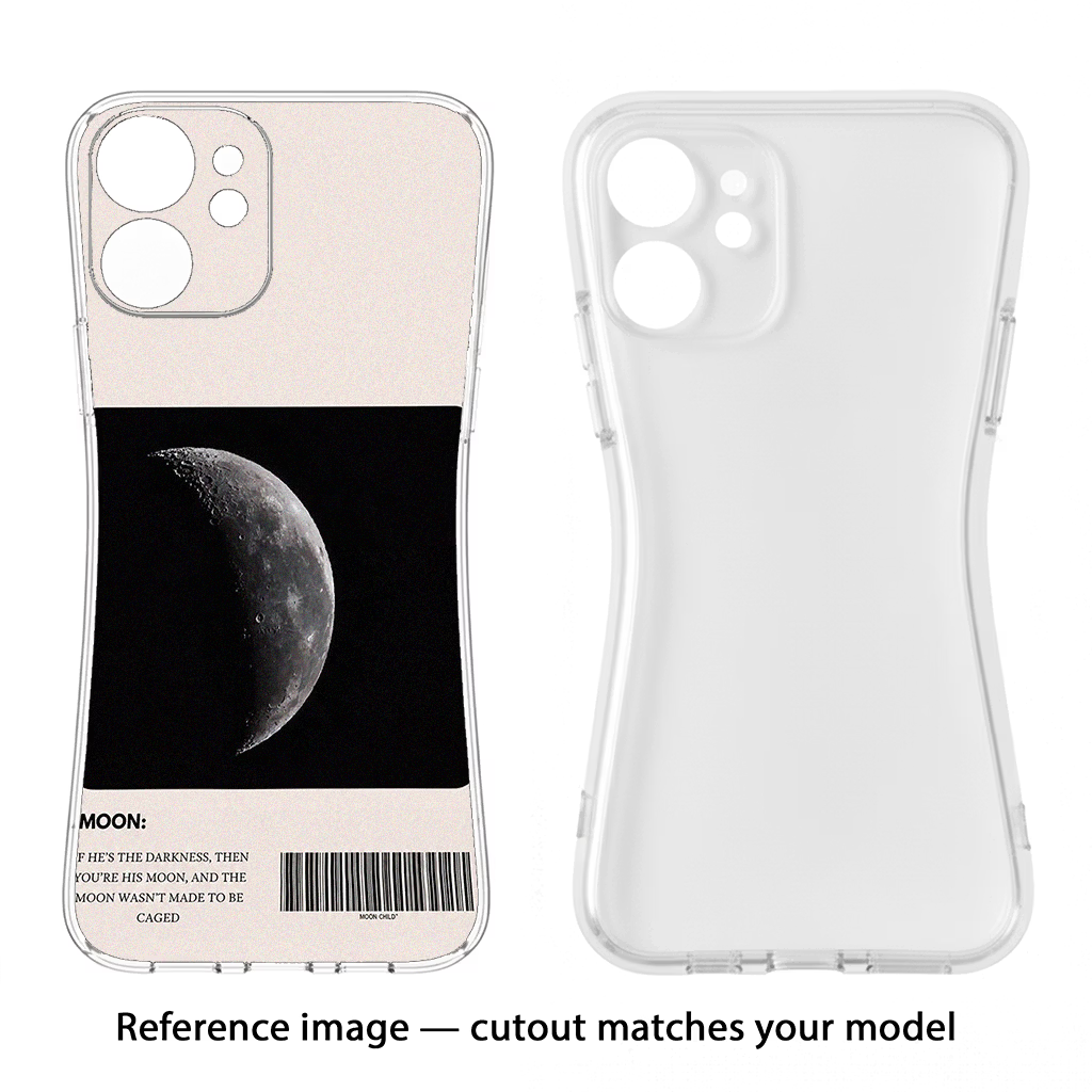 Moon Phase CMF by Nothing Phone 1 Soft Case Back Cover by Casekaro