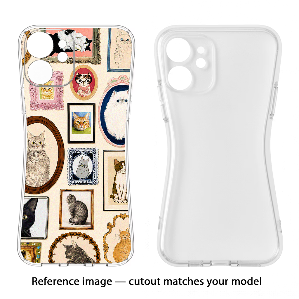 Mirror Cats Oppo A18/Oppo A38 Soft Case Back Cover by Casekaro