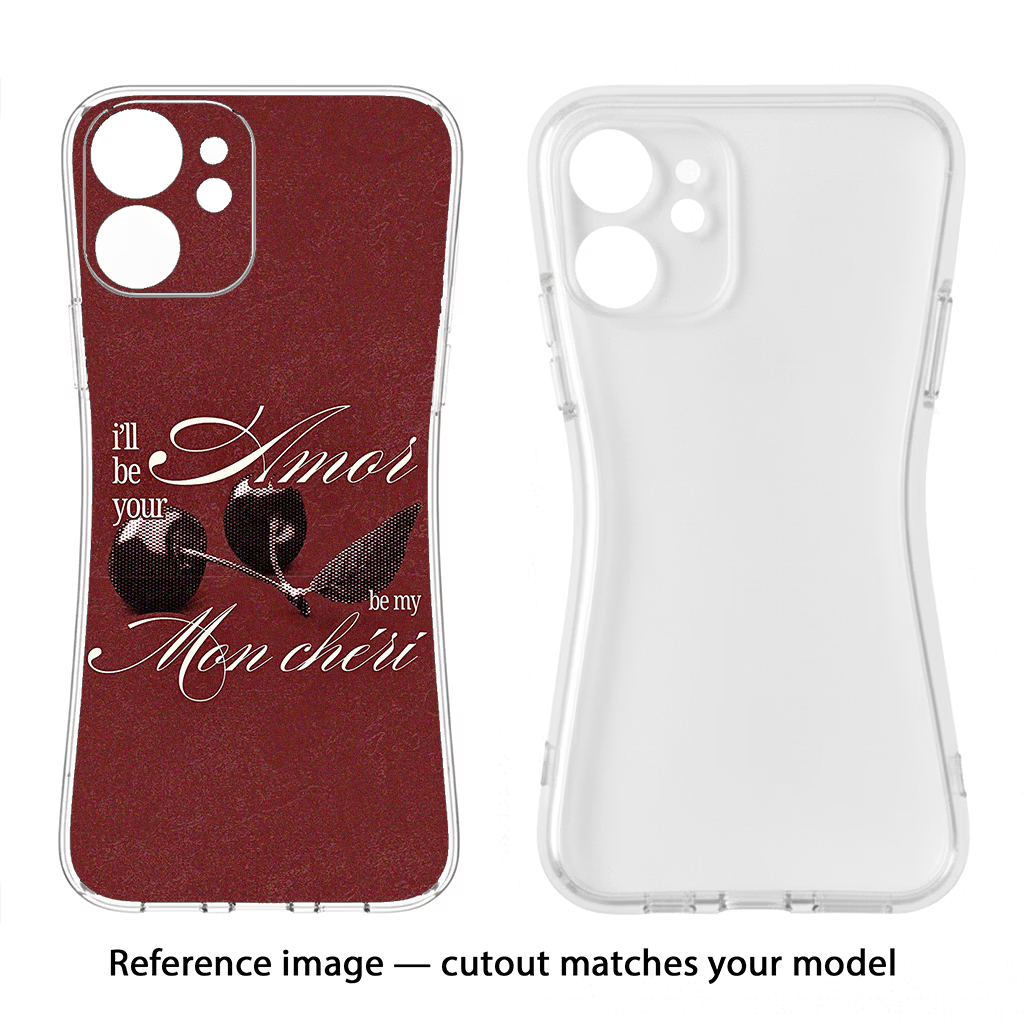Velvet Cherry CMF by Nothing Phone 1 Soft Case Back Cover by Casekaro