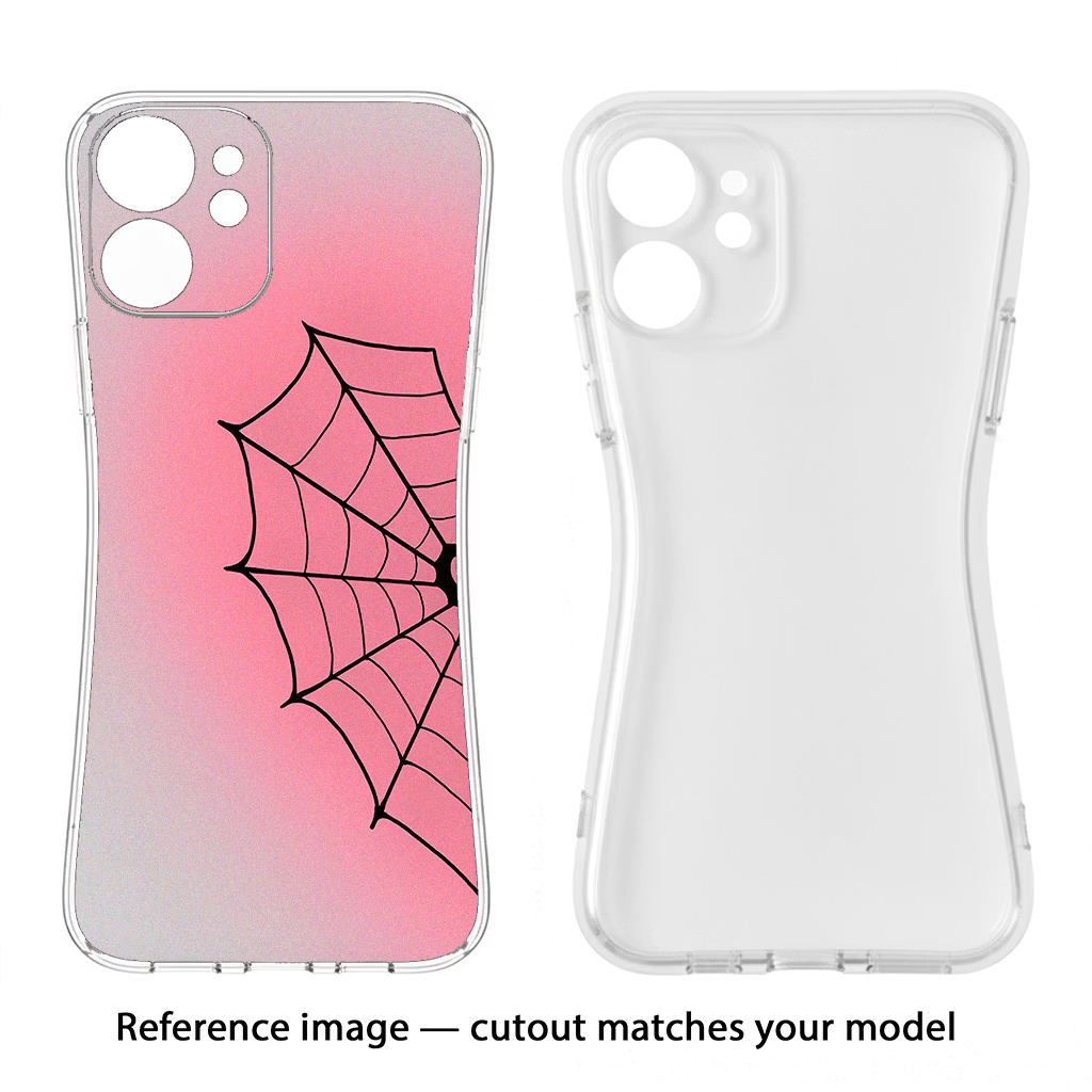 Pink Web Samsung S24 FE 5G Soft Case Back Cover by Casekaro