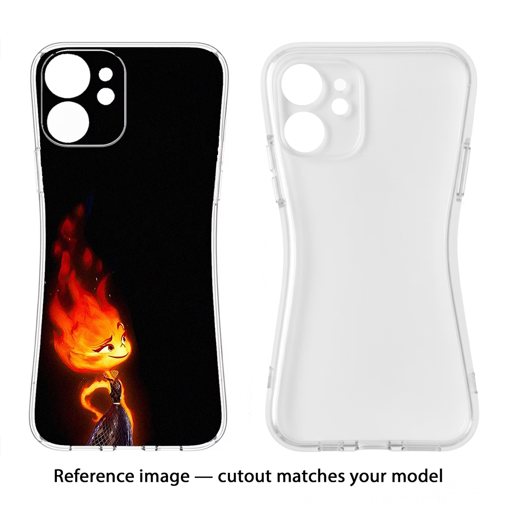 Ember Flame Samsung S24 FE 5G Soft Case Back Cover by Casekaro