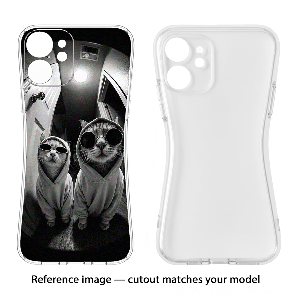 Hood Cats CMF by Nothing Phone 1 Soft Case Back Cover by Casekaro
