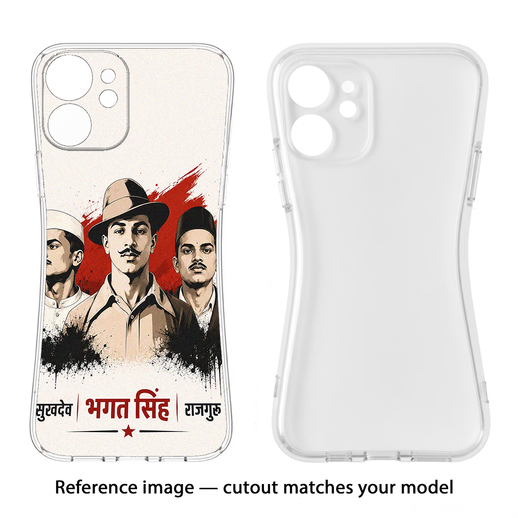Bhagat Singh Trio CMF by Nothing Phone 1 Soft Case Back Cover by Casekaro