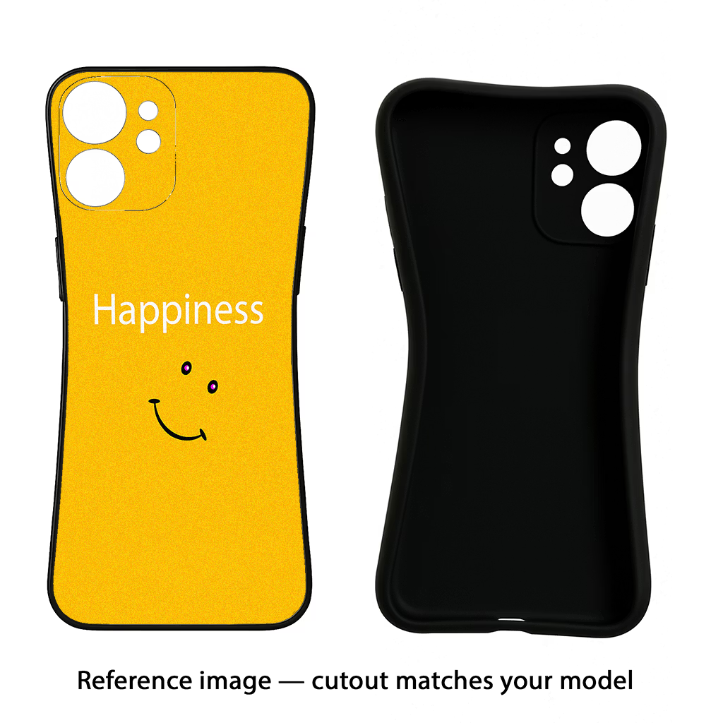 Happiness With Smiley CMF by Nothing Phone 1 Black Soft Case Back Cover by Casekaro