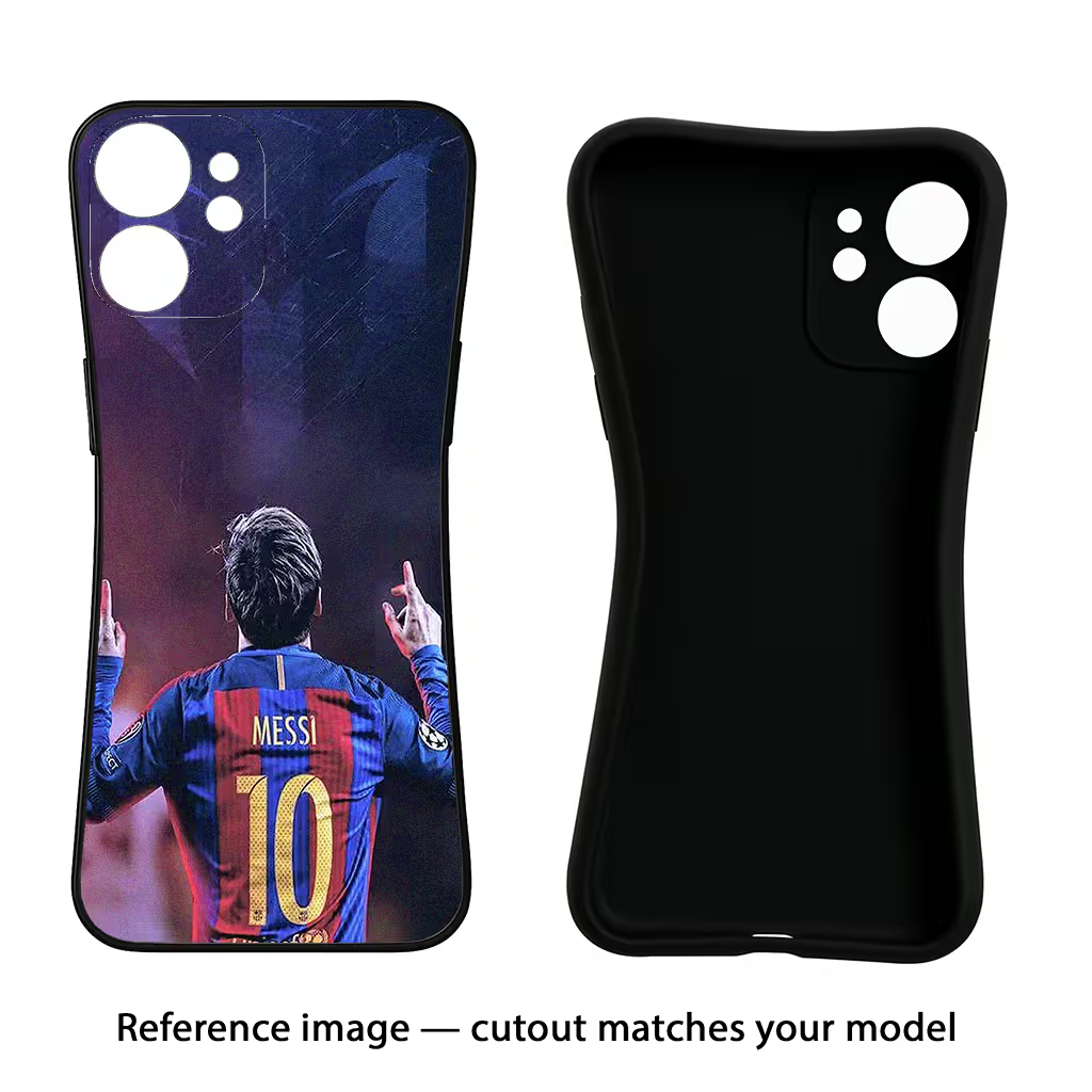 Messi Oppo F11 Pro Black Soft Case Back Cover by Casekaro