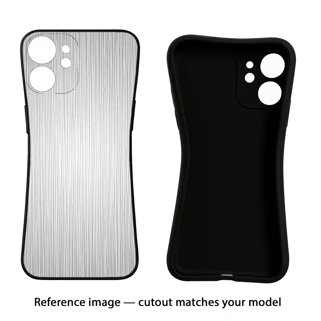 Wooden Grey Texture iPhone 8 Plus Black Soft Case Back Cover by Casekaro