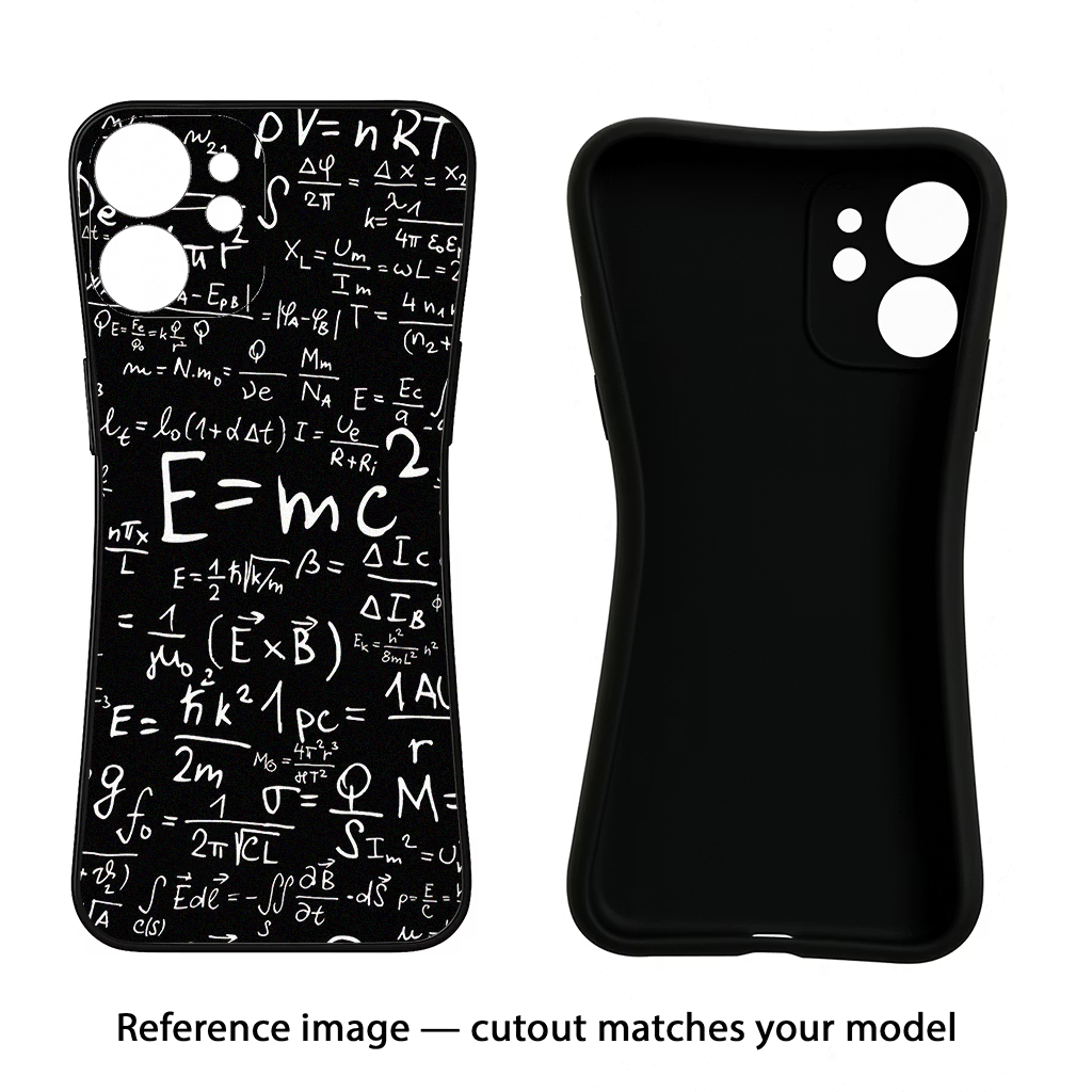 Physics Formula CMF by Nothing Phone 1 Black Soft Case Back Cover by Casekaro